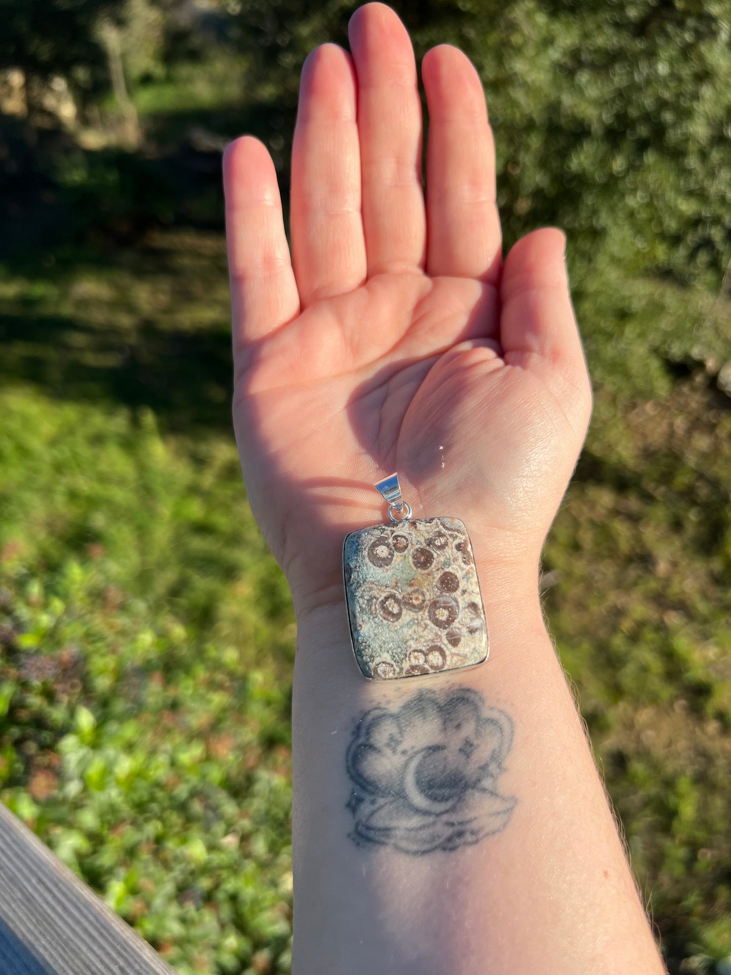 Pendentif en Jaspe Tortue