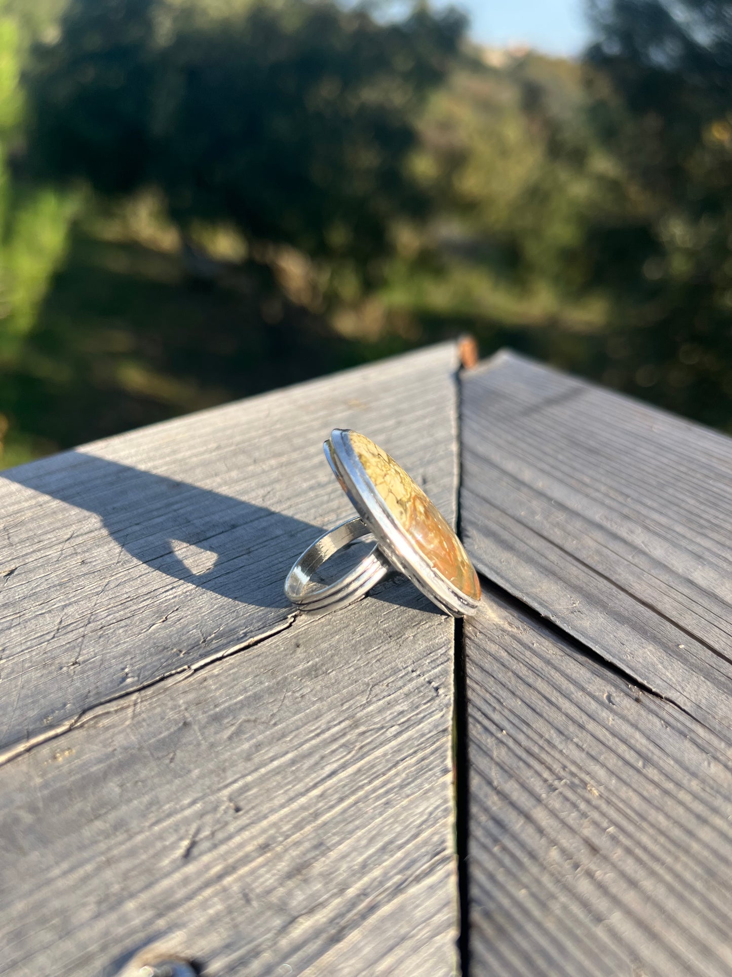 Bague en Jaspe Maligano taille 59