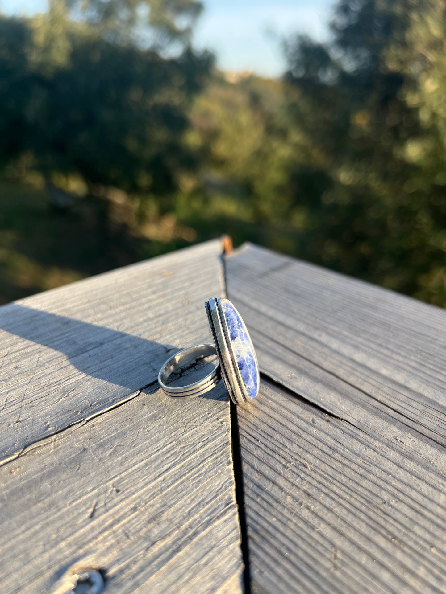 Bague en Sodalite taille 56