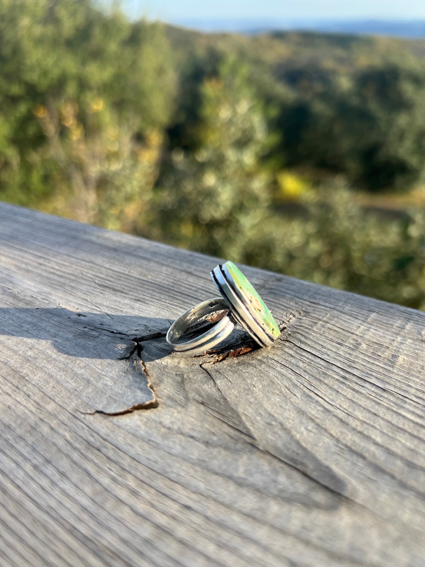 Bague en Chrysoprase taille 60