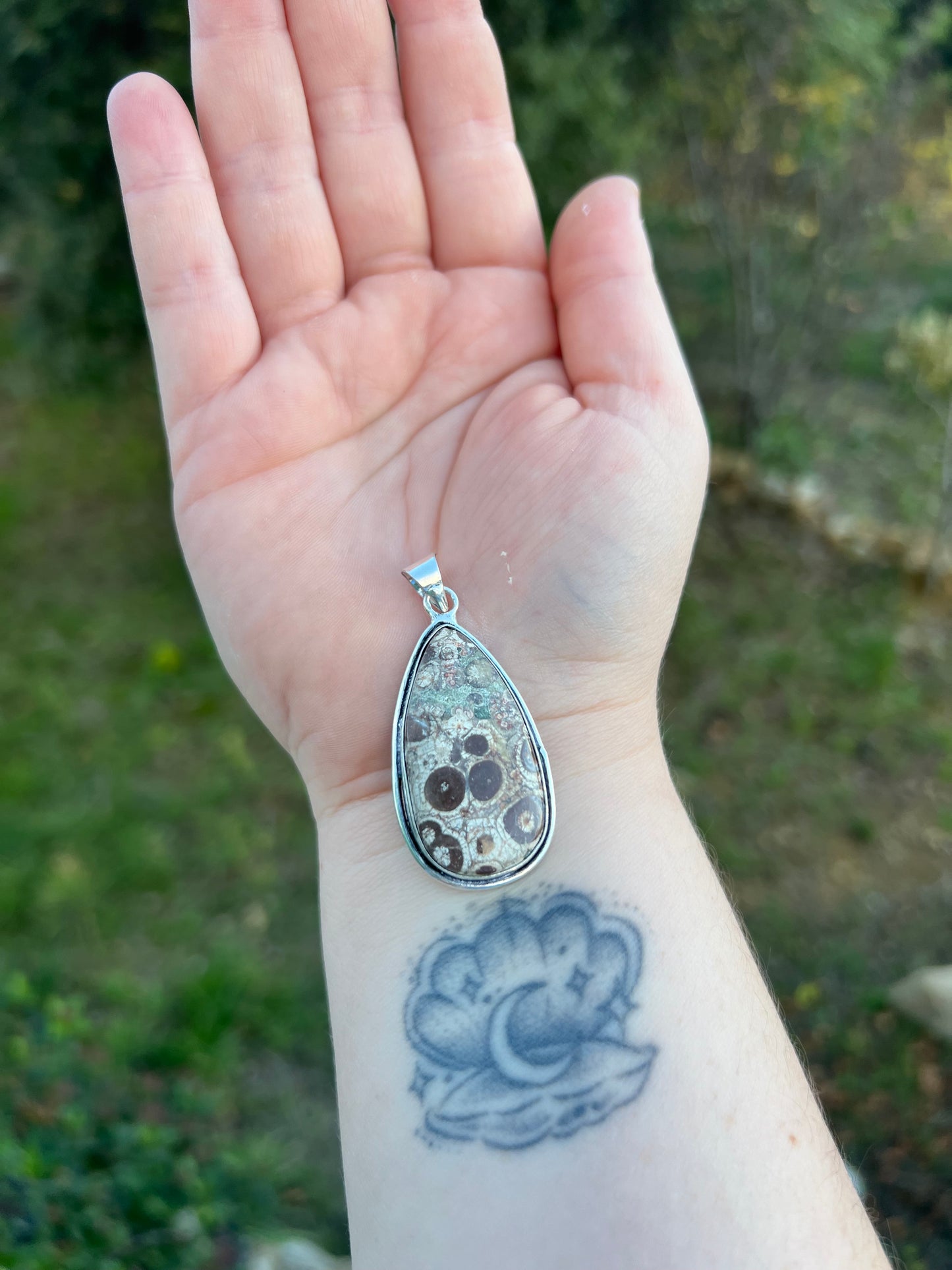 Pendentif en Jaspe tortue