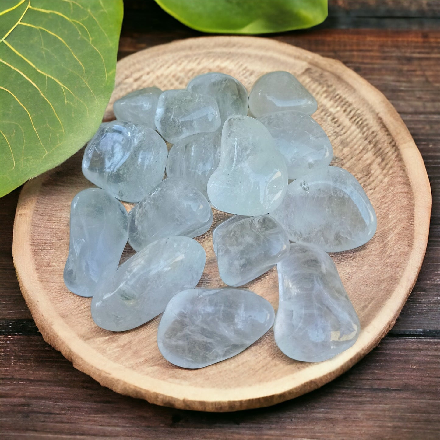 Rock Crystal Tumbled Stone - Clear Quartz