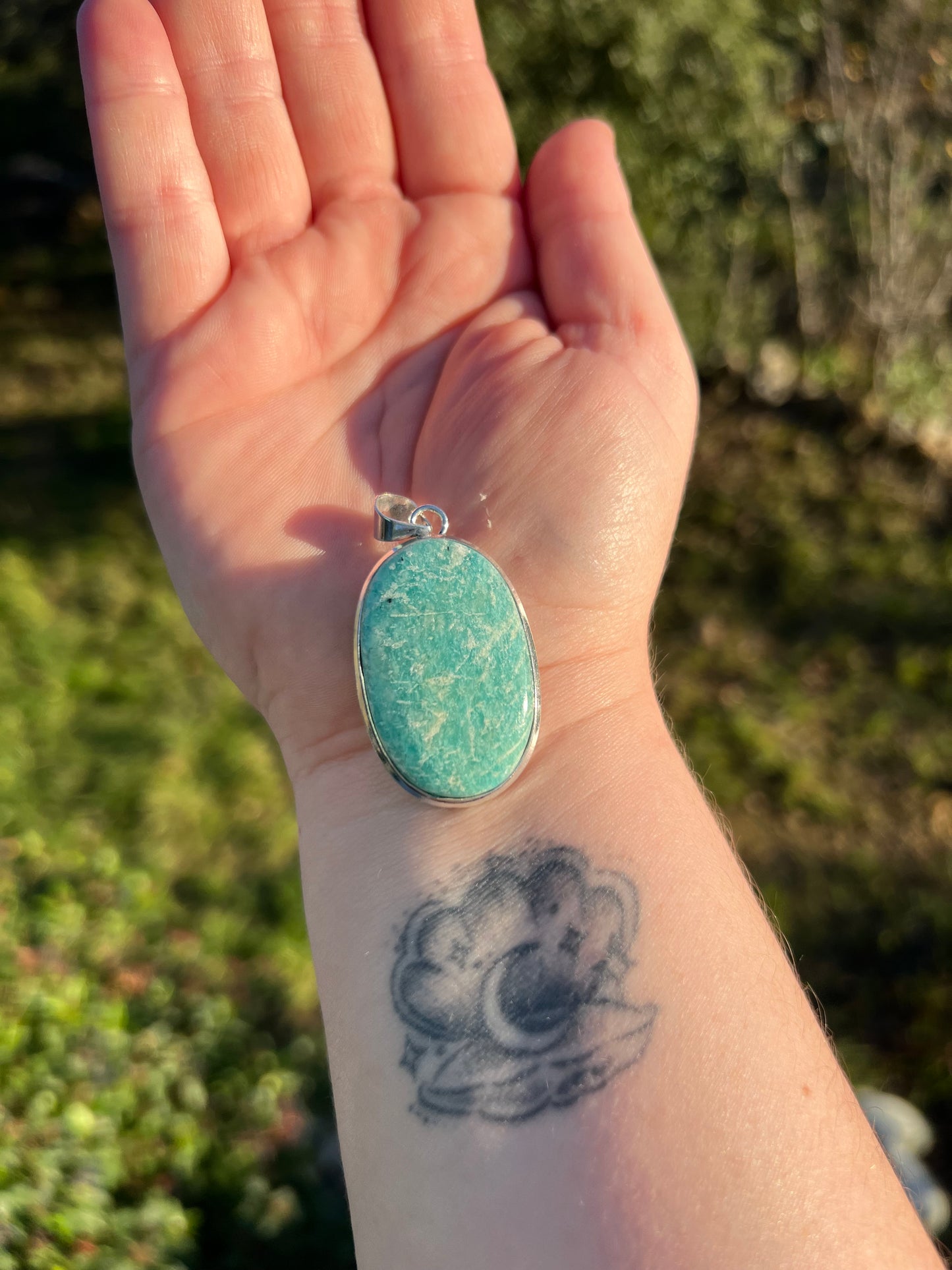 Pendentif en Amazonite