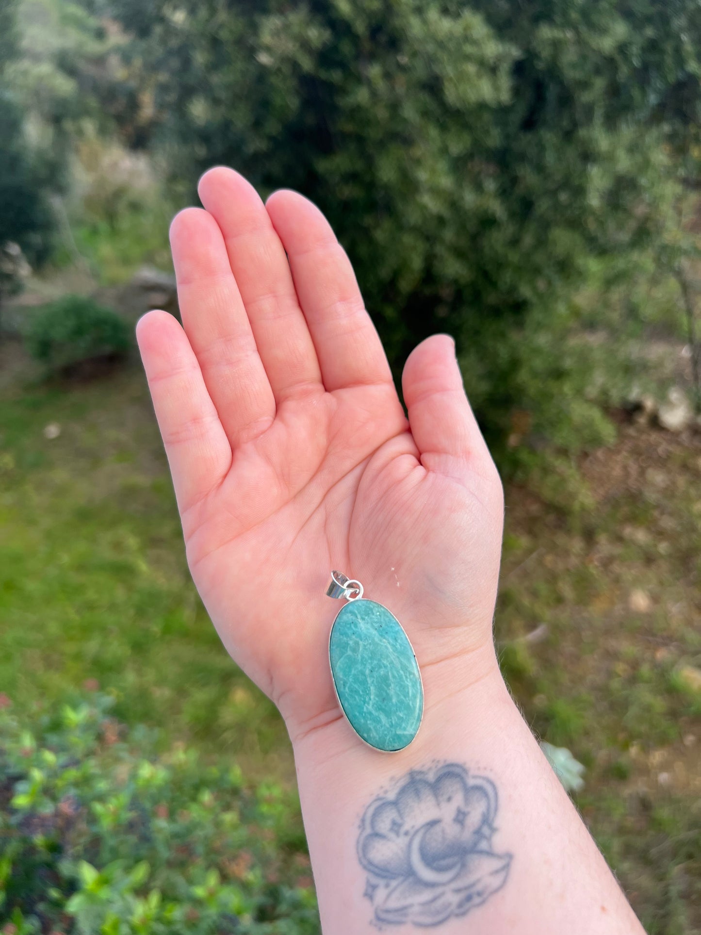 Pendentif en Amazonite