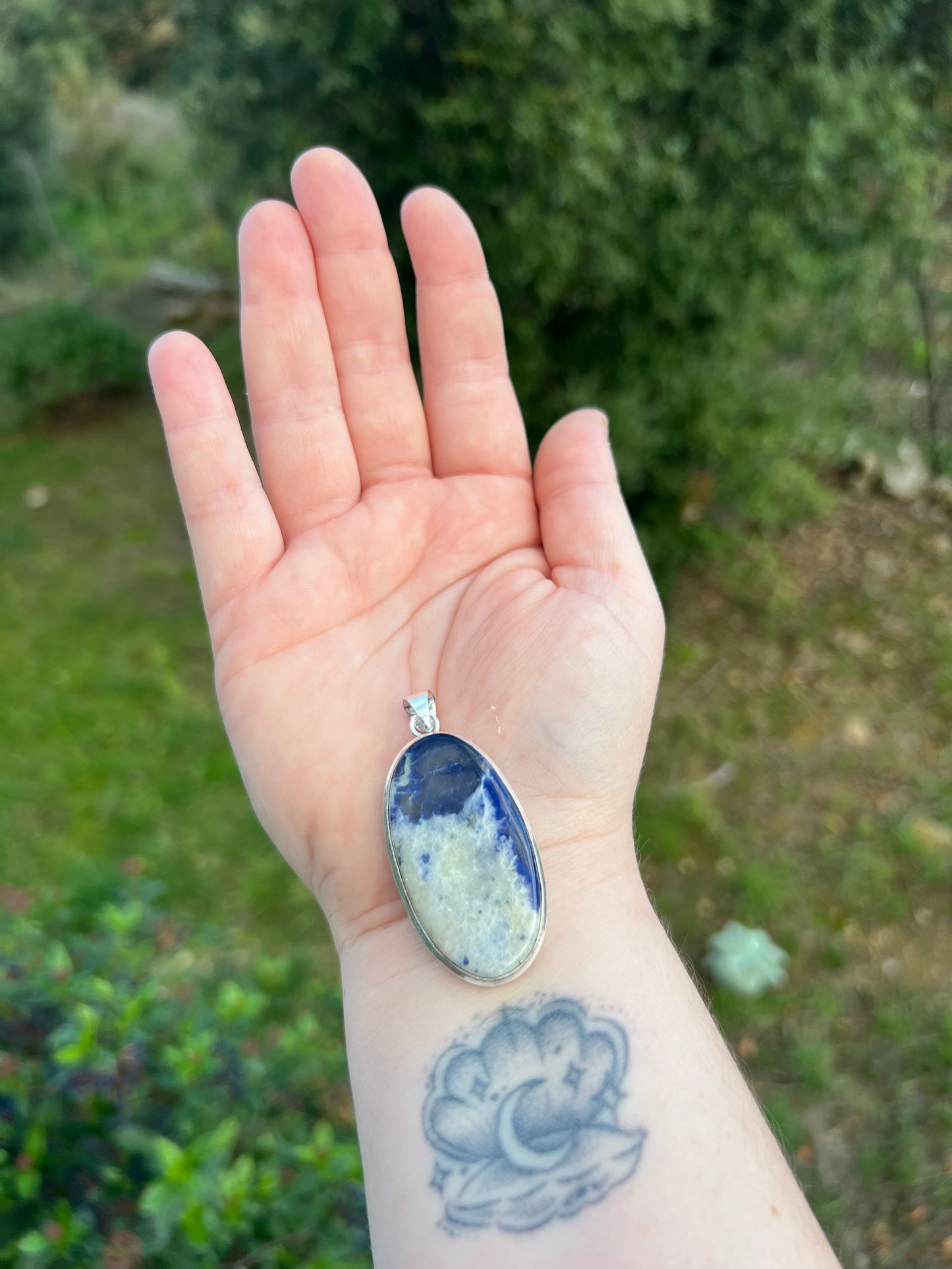 Pendentif en Sodalite