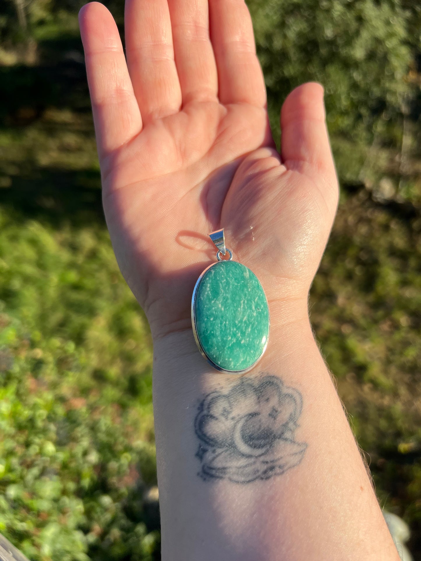 Pendentif en Amazonite