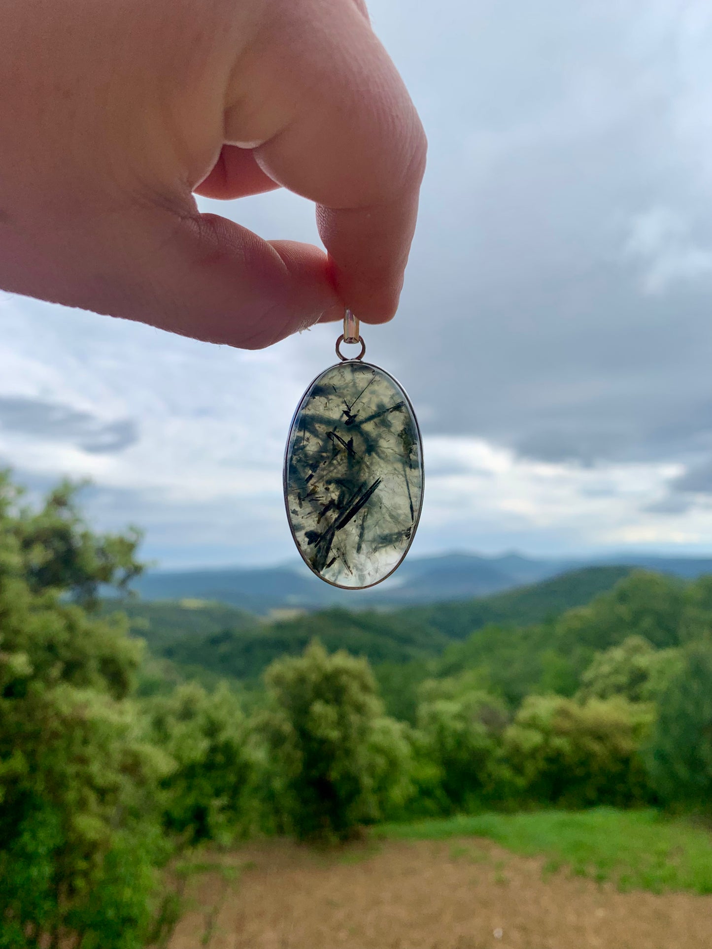 Prehnite Pendant
