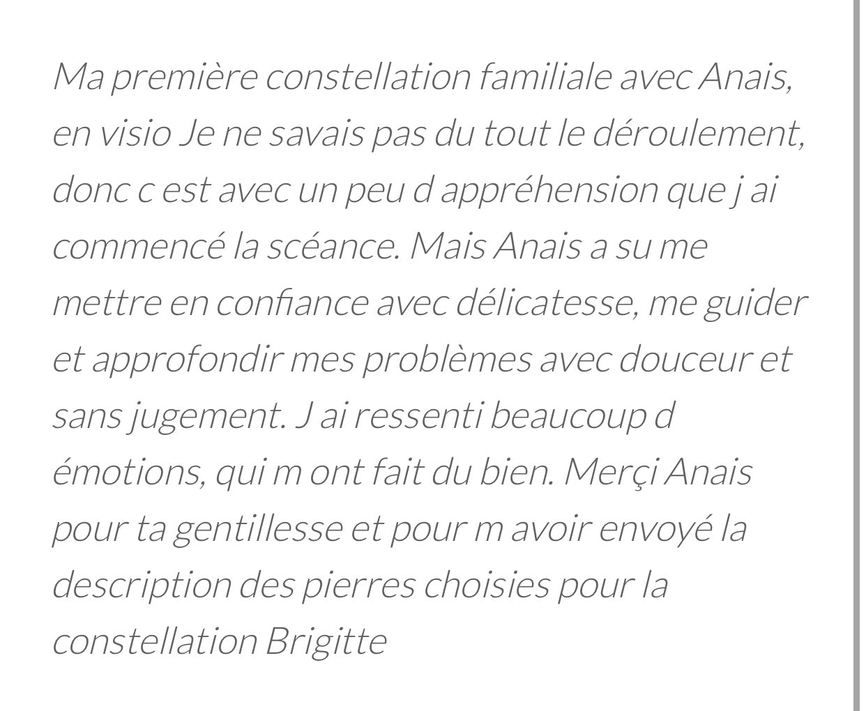 Constellations Familiales séance individuelle avec Cristaux