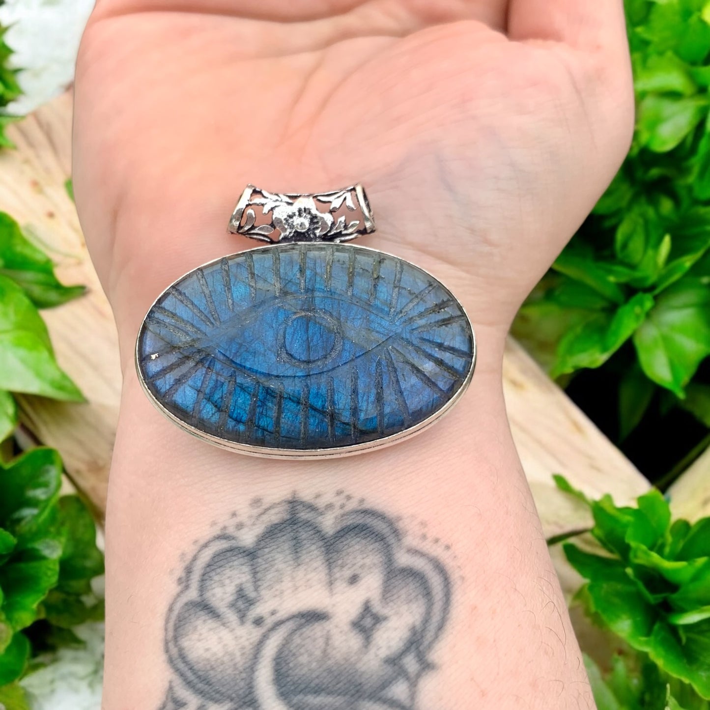 Pendentif en Labradorite oeil