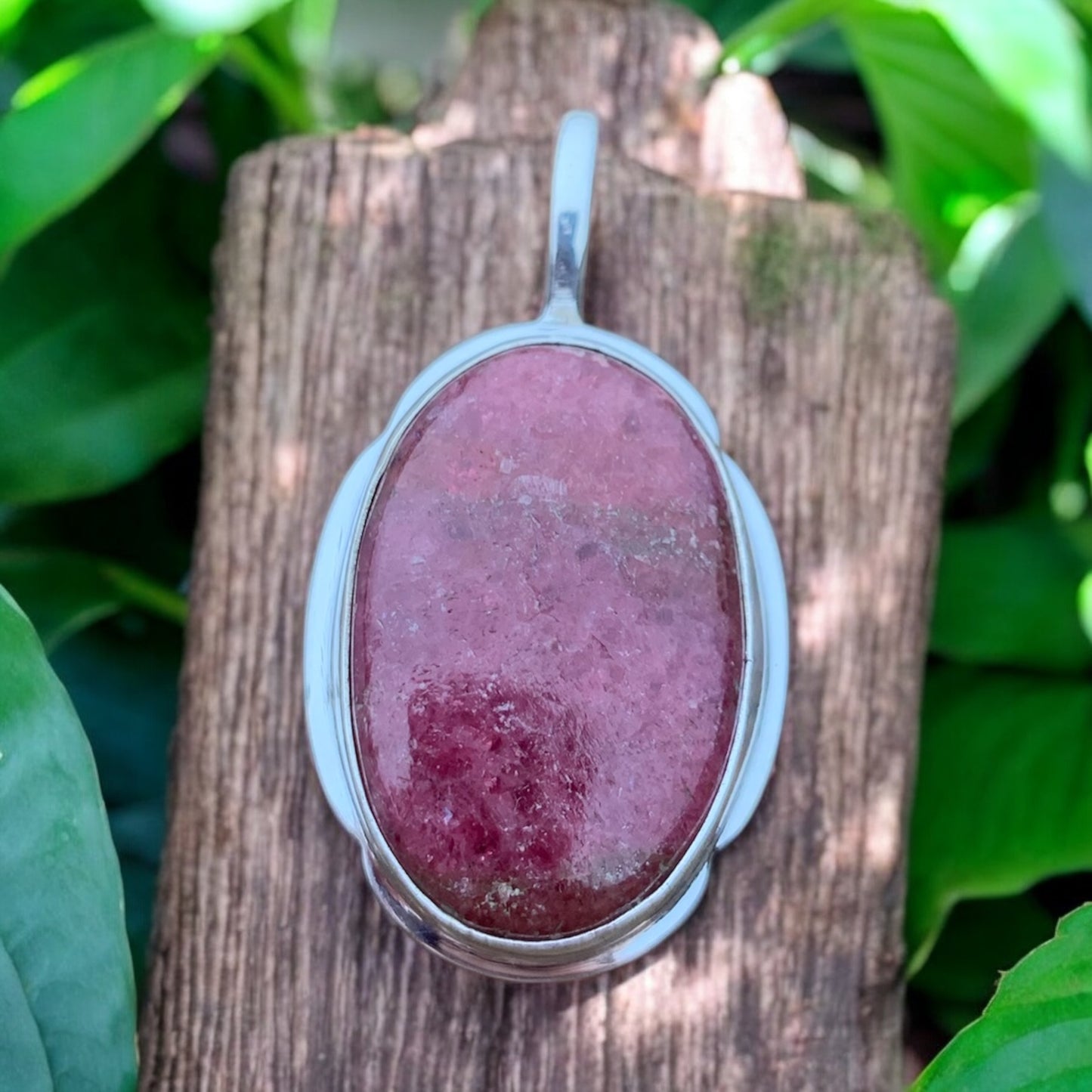 Pendentif en Rhodonite