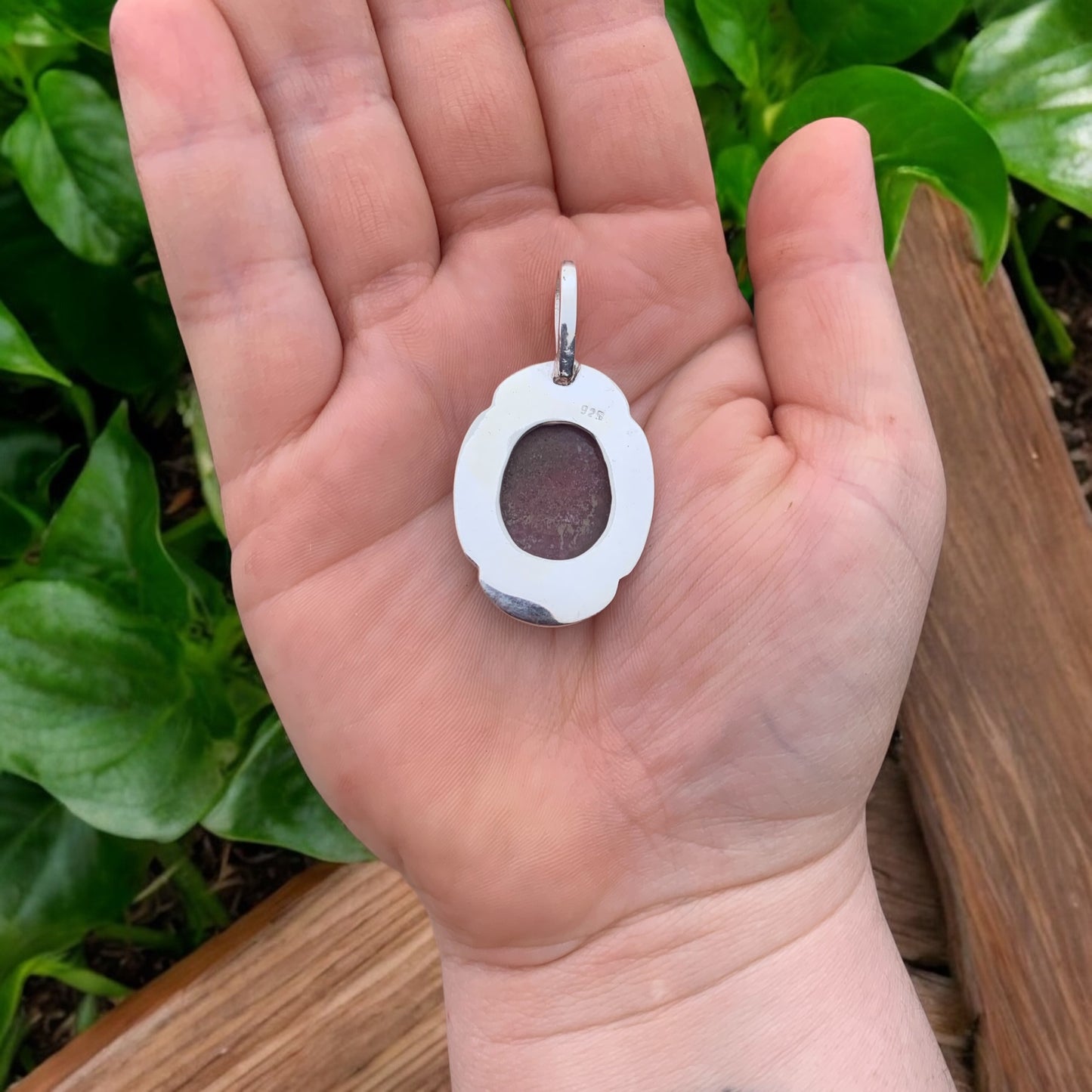 Pendentif en Rhodonite