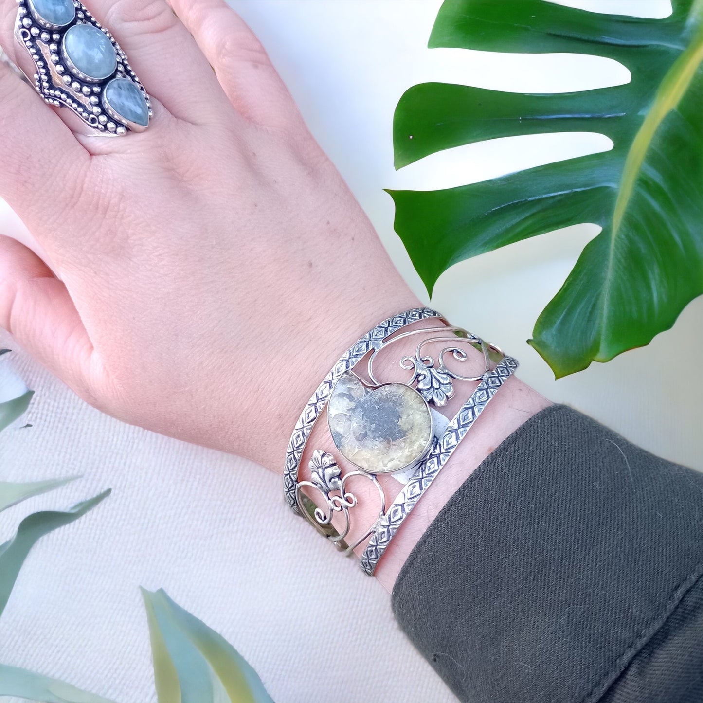 Ammonite Fossil Cuff