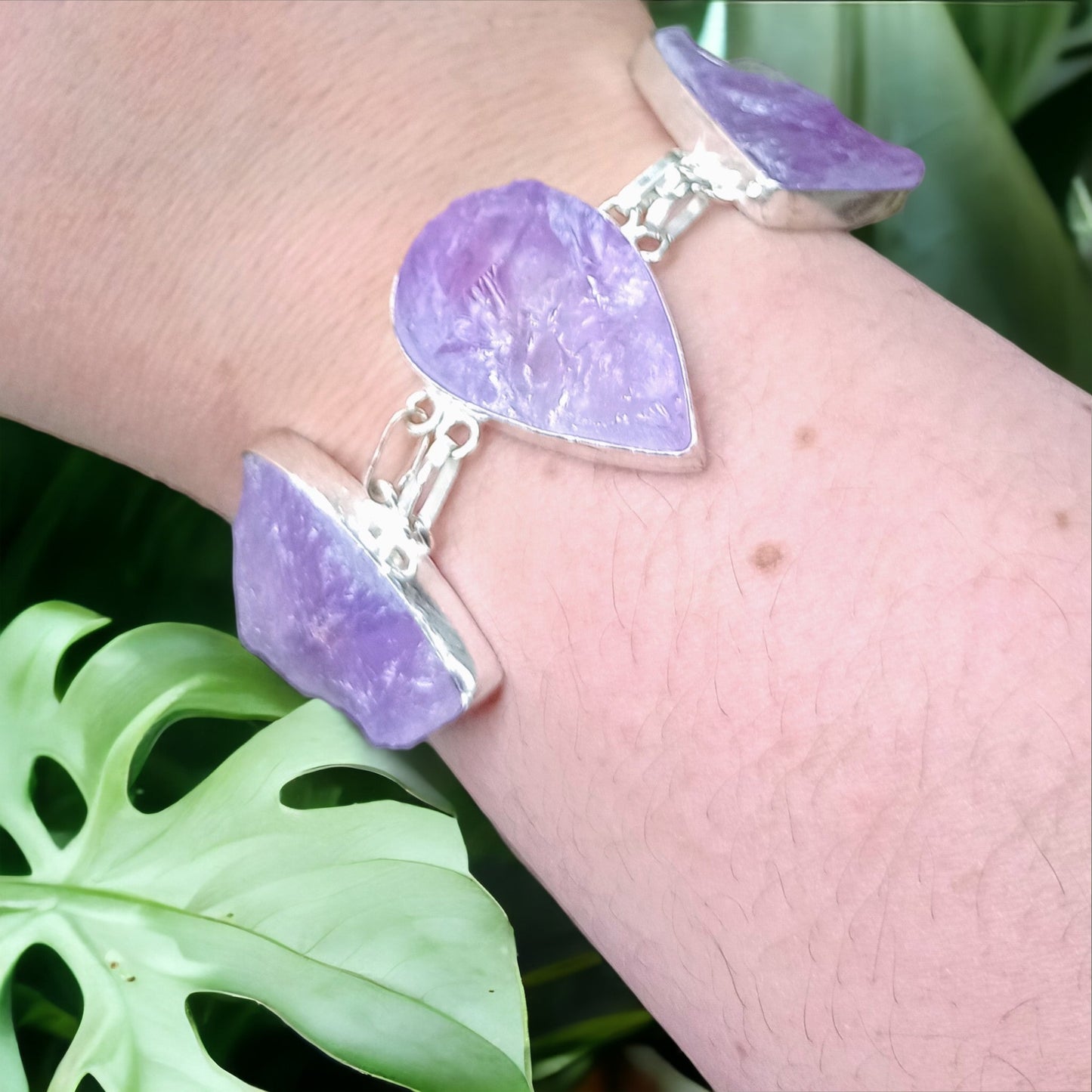 Bracelet en Améthyste brute