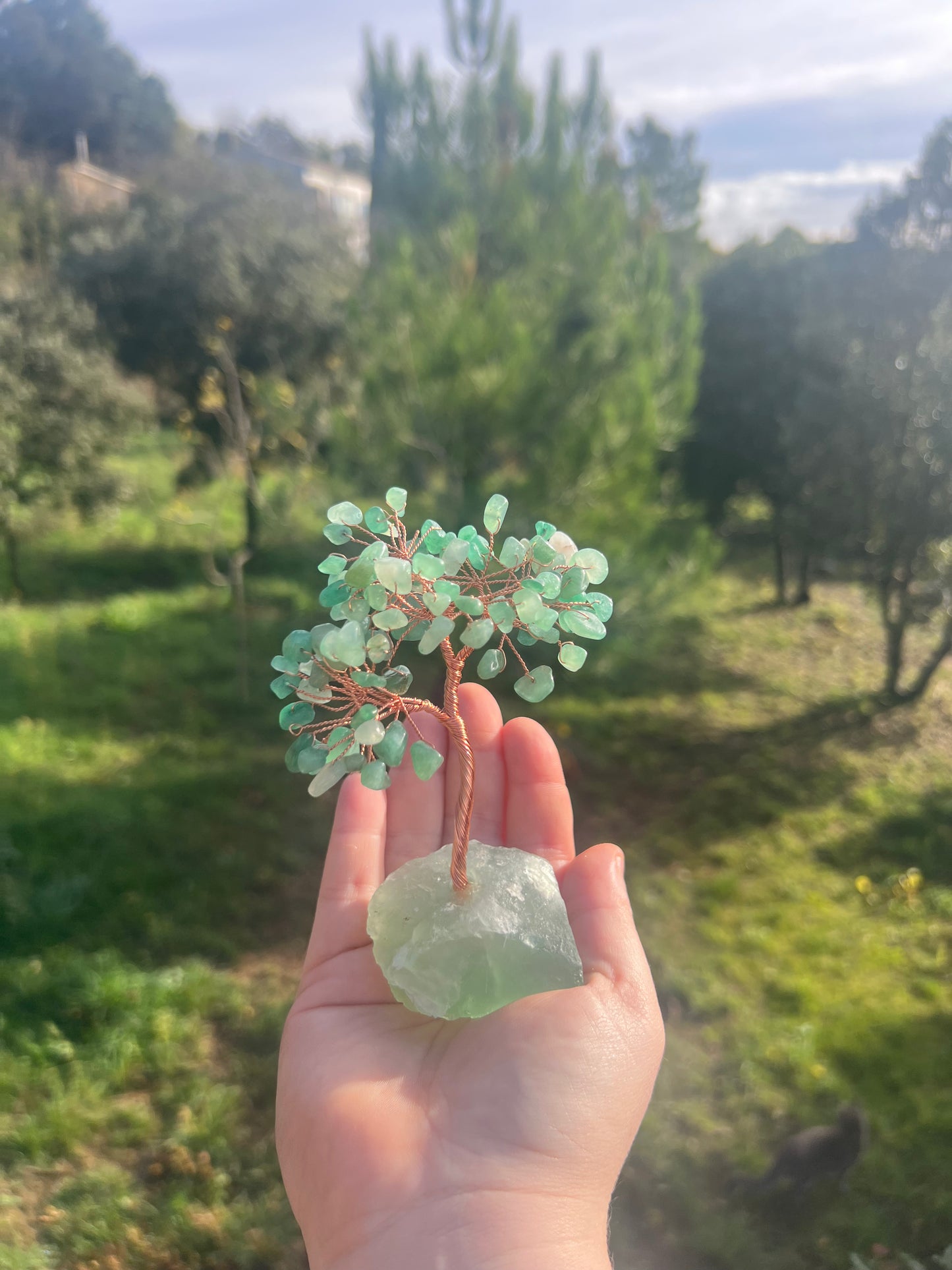 Arbre de vie en Améthyste ou Aventurine