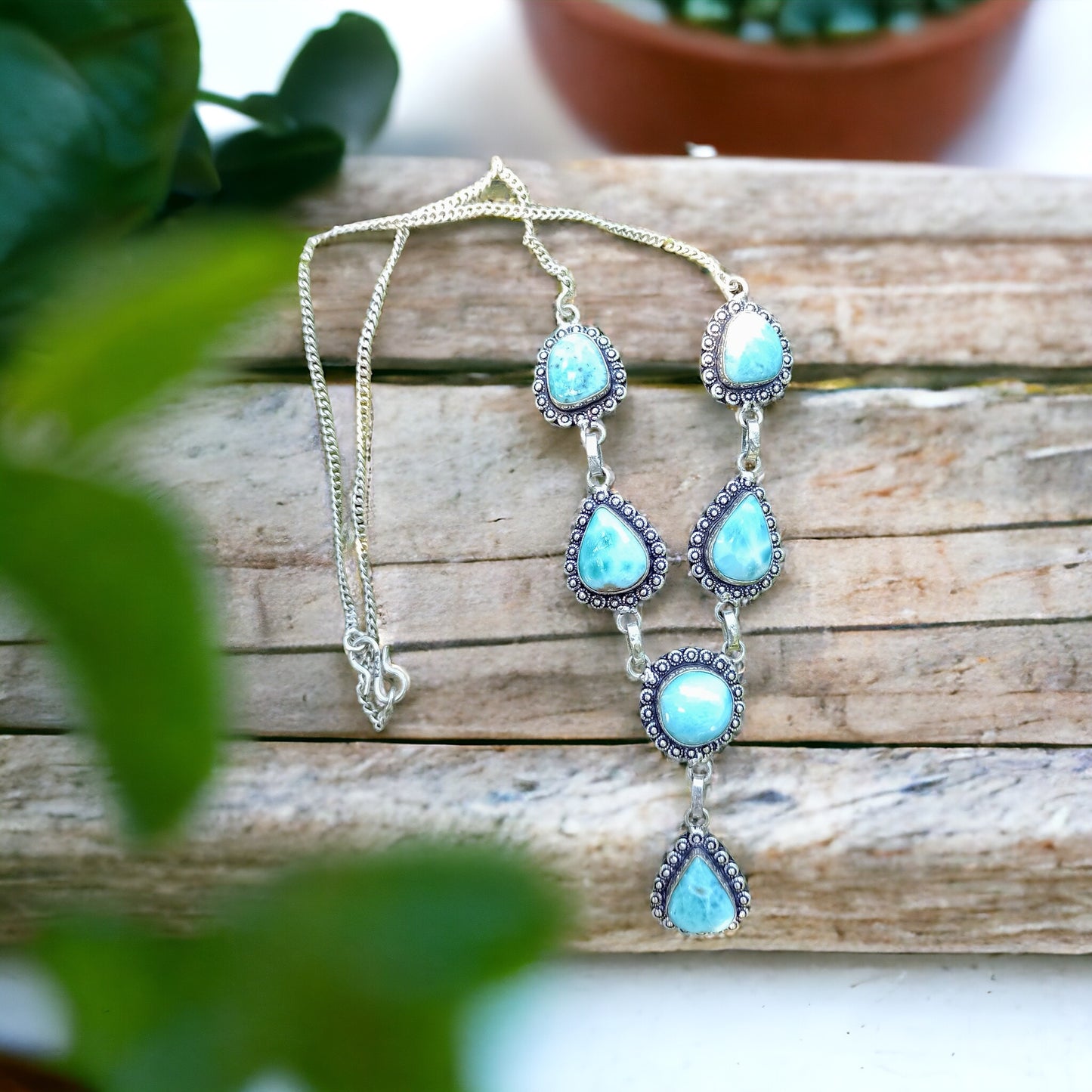 Larimar necklace