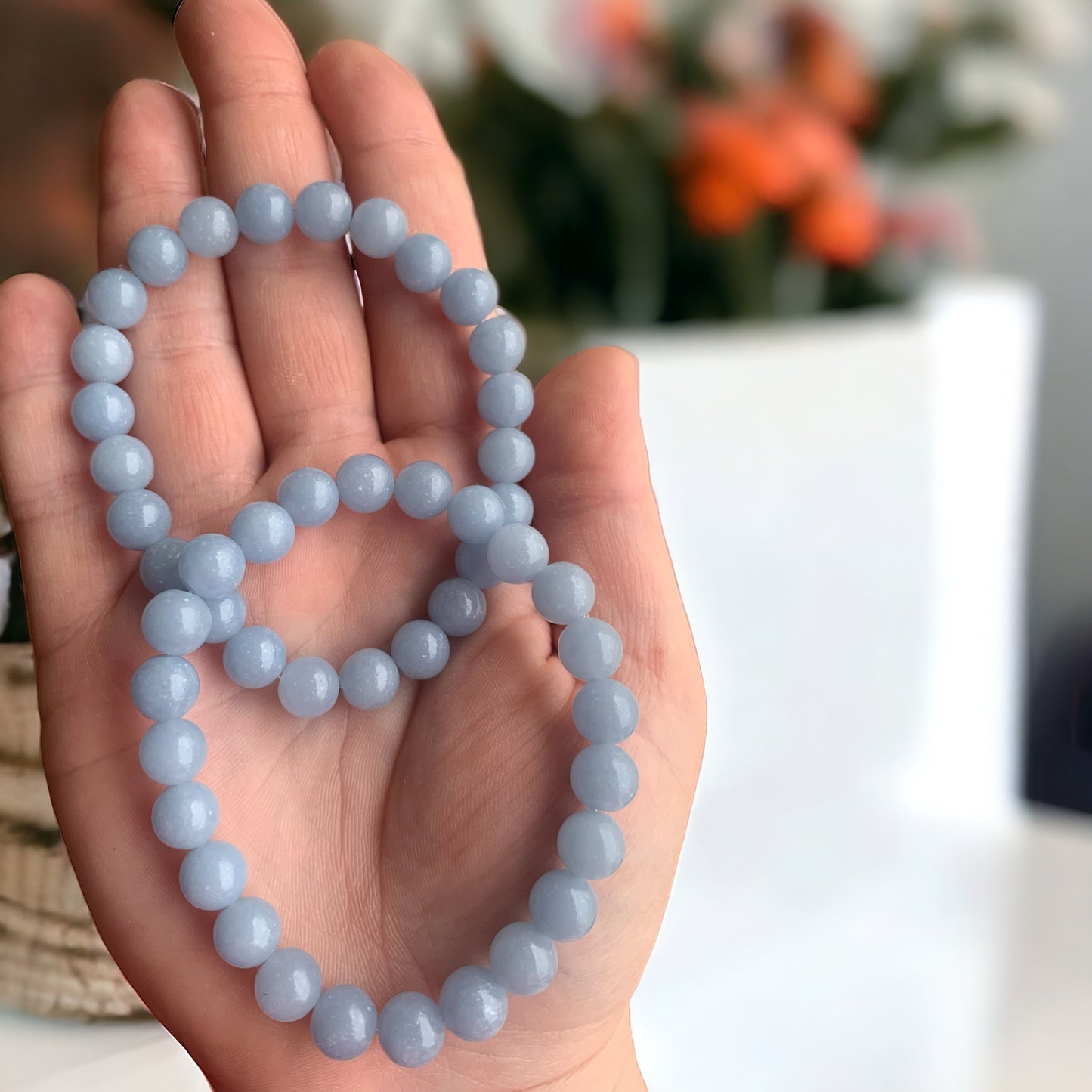 8mm Angelite Bracelet