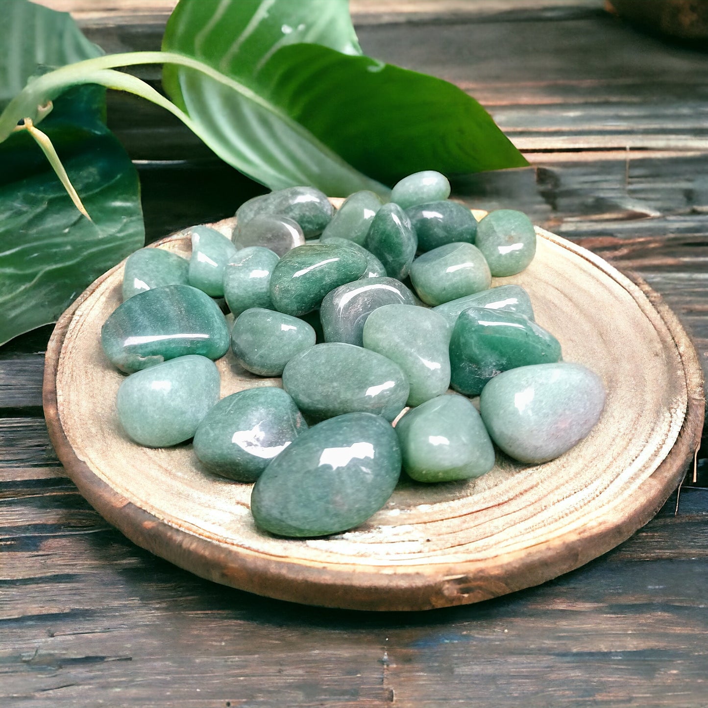 Aventurine tumbled stone