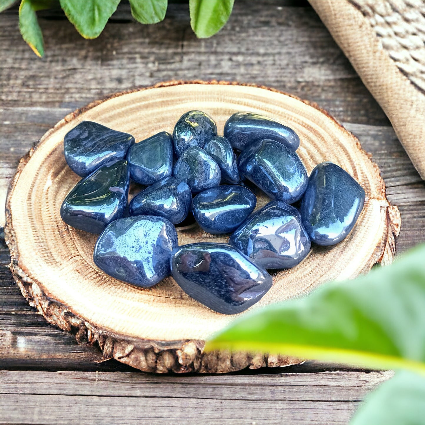Hematite tumbled stone