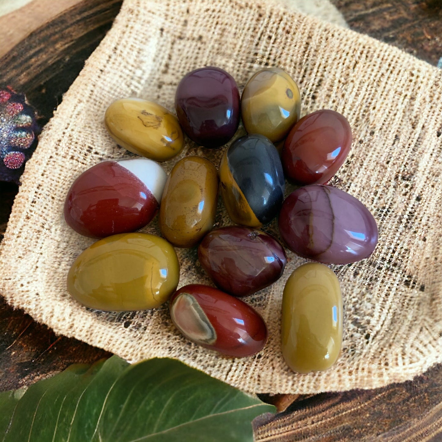 Mokaite Jasper Tumbled Stone