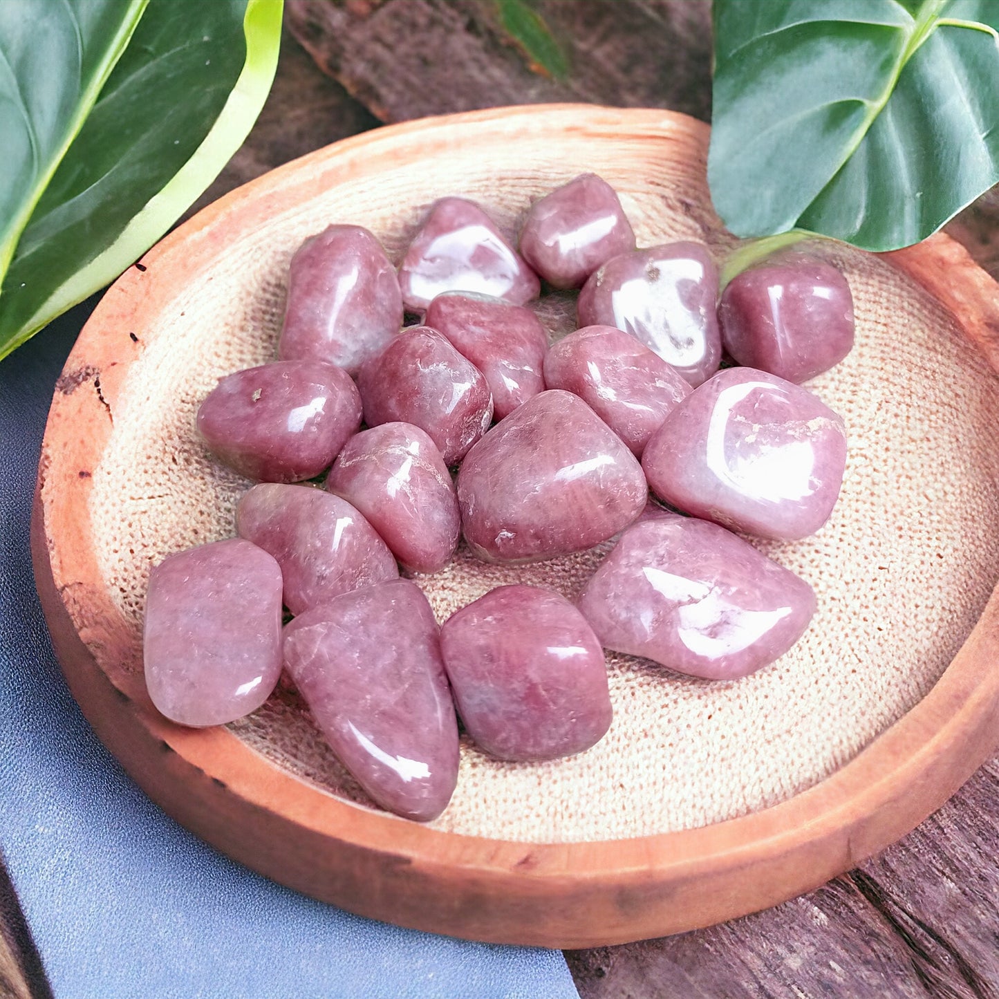 Hematoid Quartz Tumbled Stone
