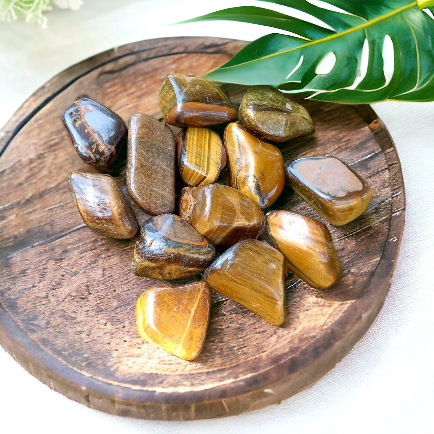 Tiger's Eye Tumbled Stone