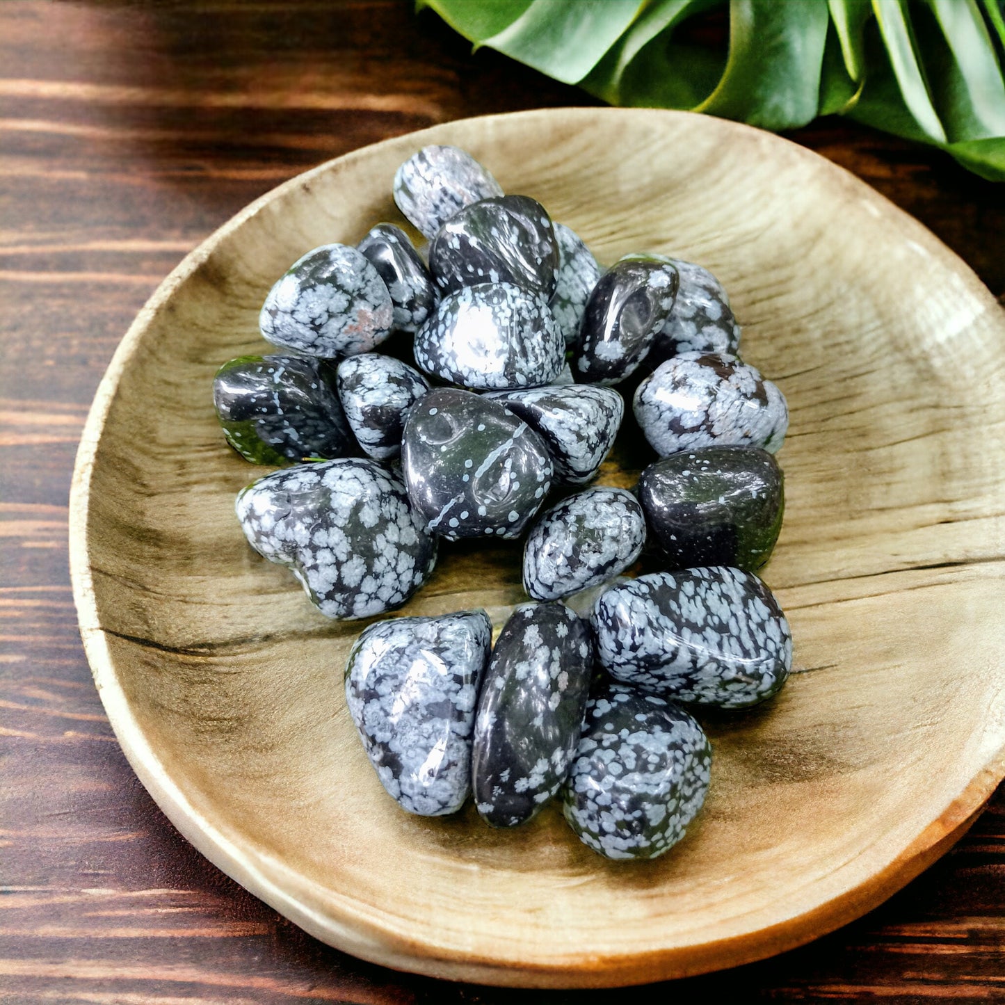 Snow Obsidian Tumbled Stone