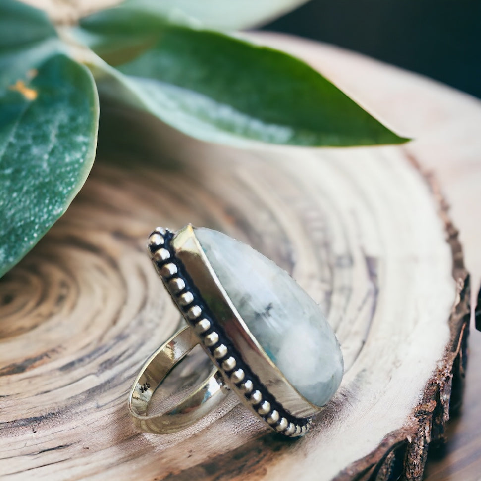 Moonstone Ring size 49