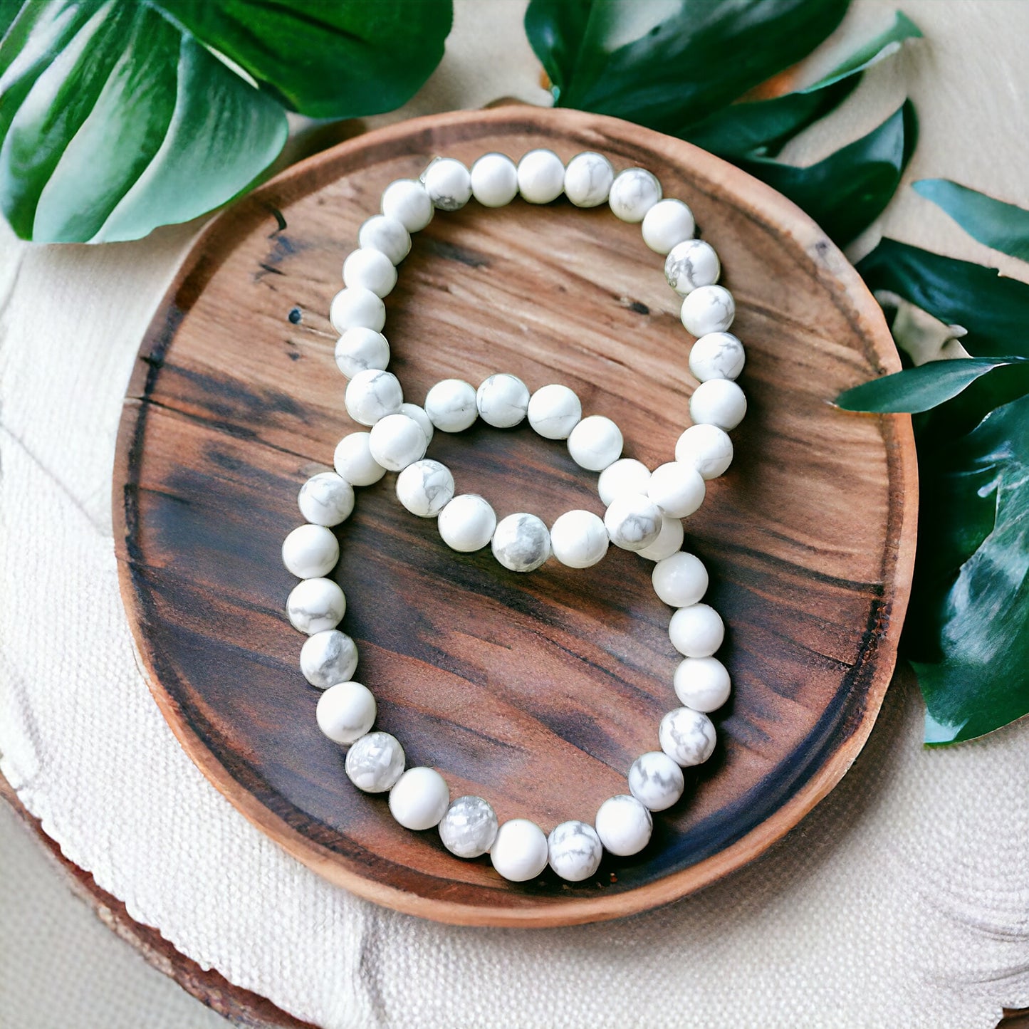8mm Howlite Bracelet