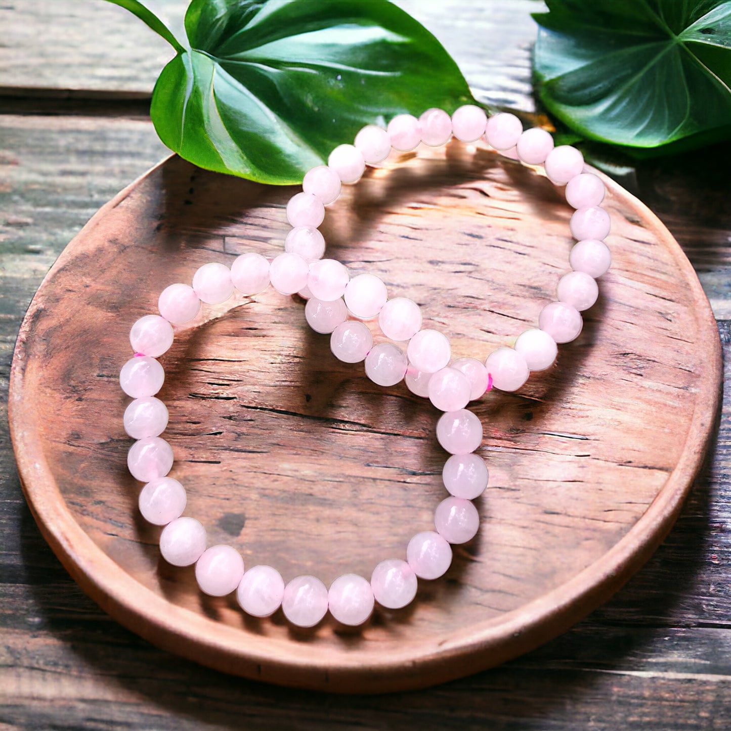 8mm Rose Quartz Bracelet