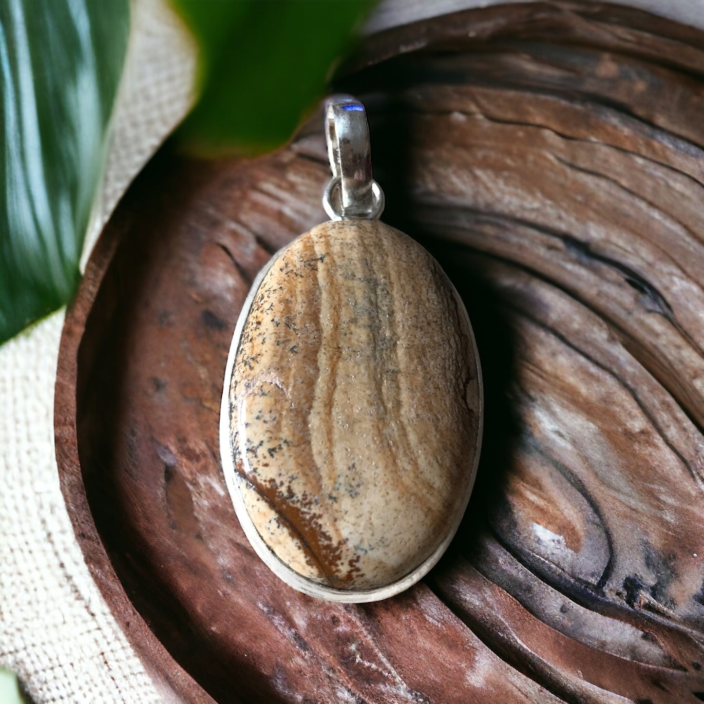 Landscape Jasper Pendant