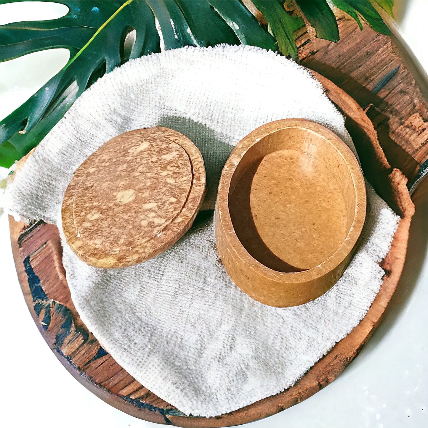 Beige Soapstone Oval Ankh Symbol Box