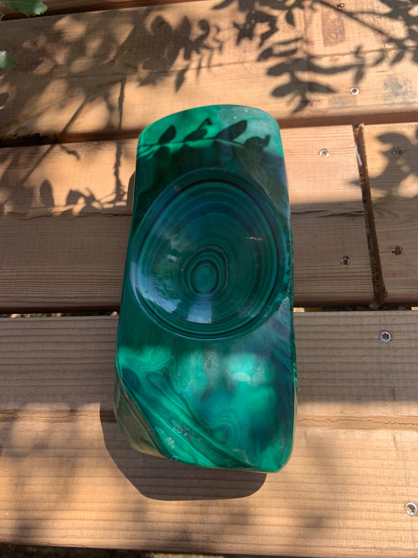 Bloc - Vide poche en Malachite