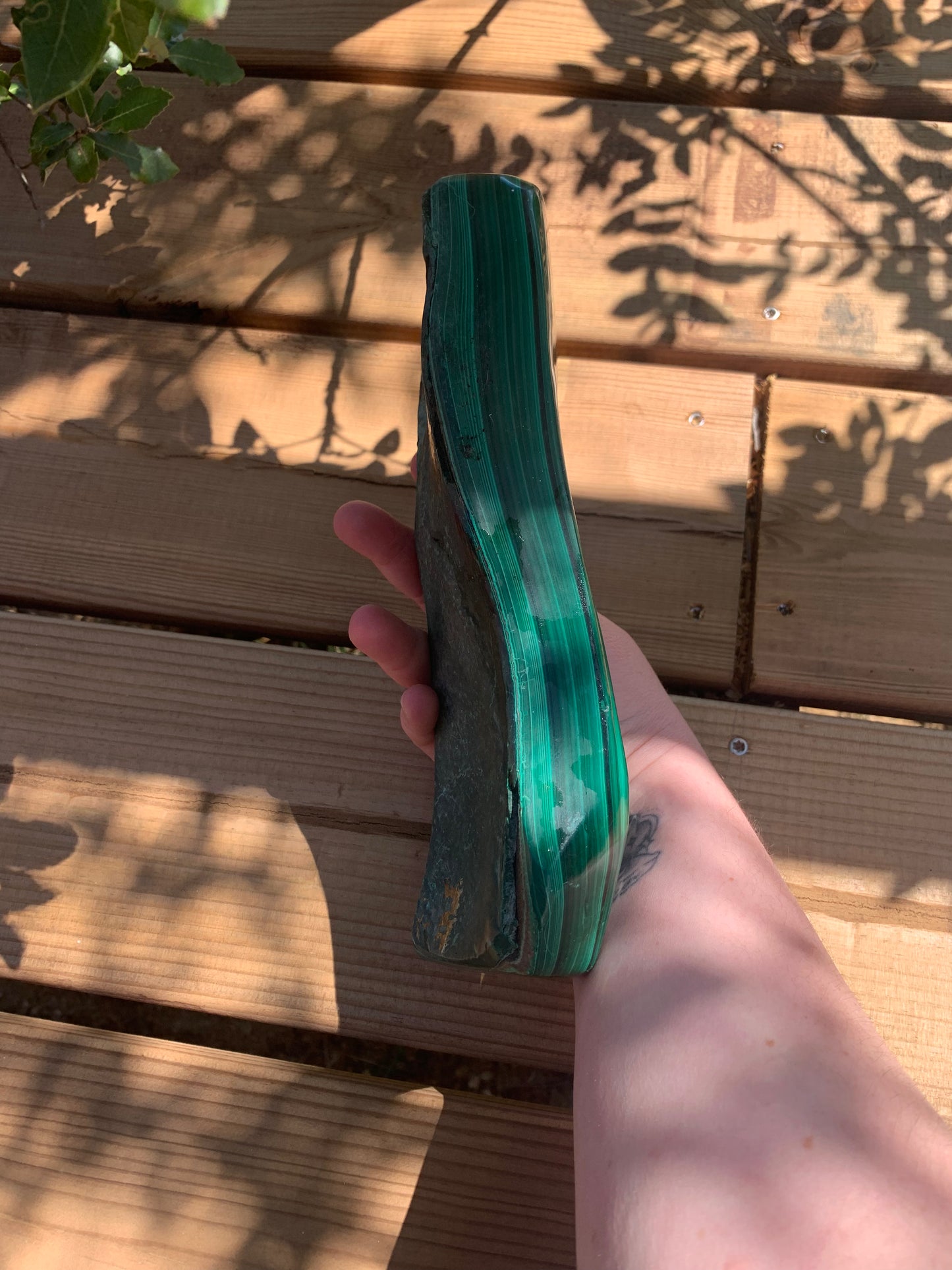 Bloc - Vide poche en Malachite