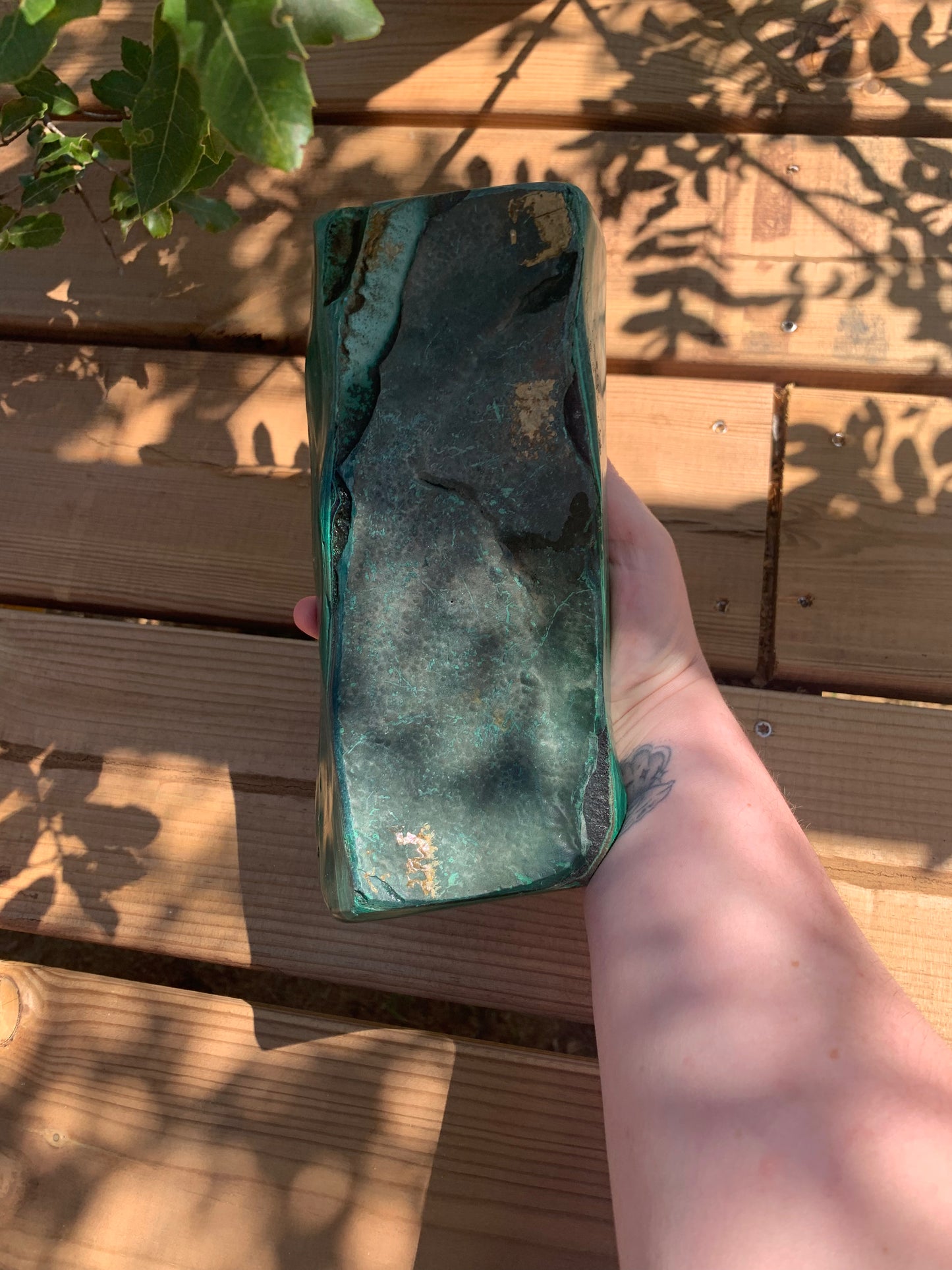 Bloc - Vide poche en Malachite