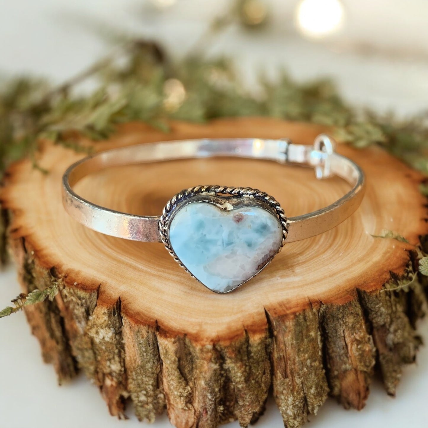Bracelet - Jonc en Larimar