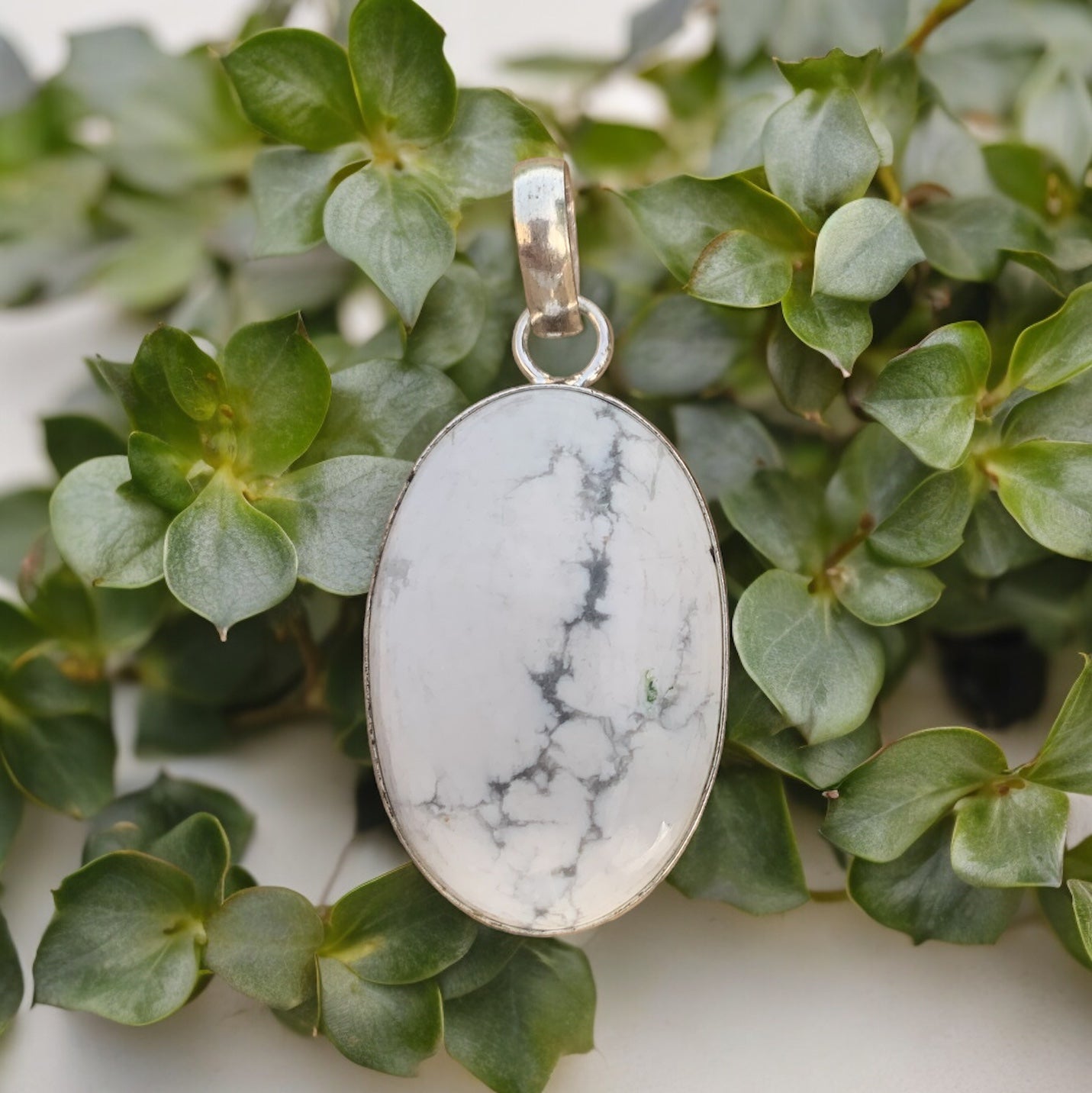 Howlite pendant