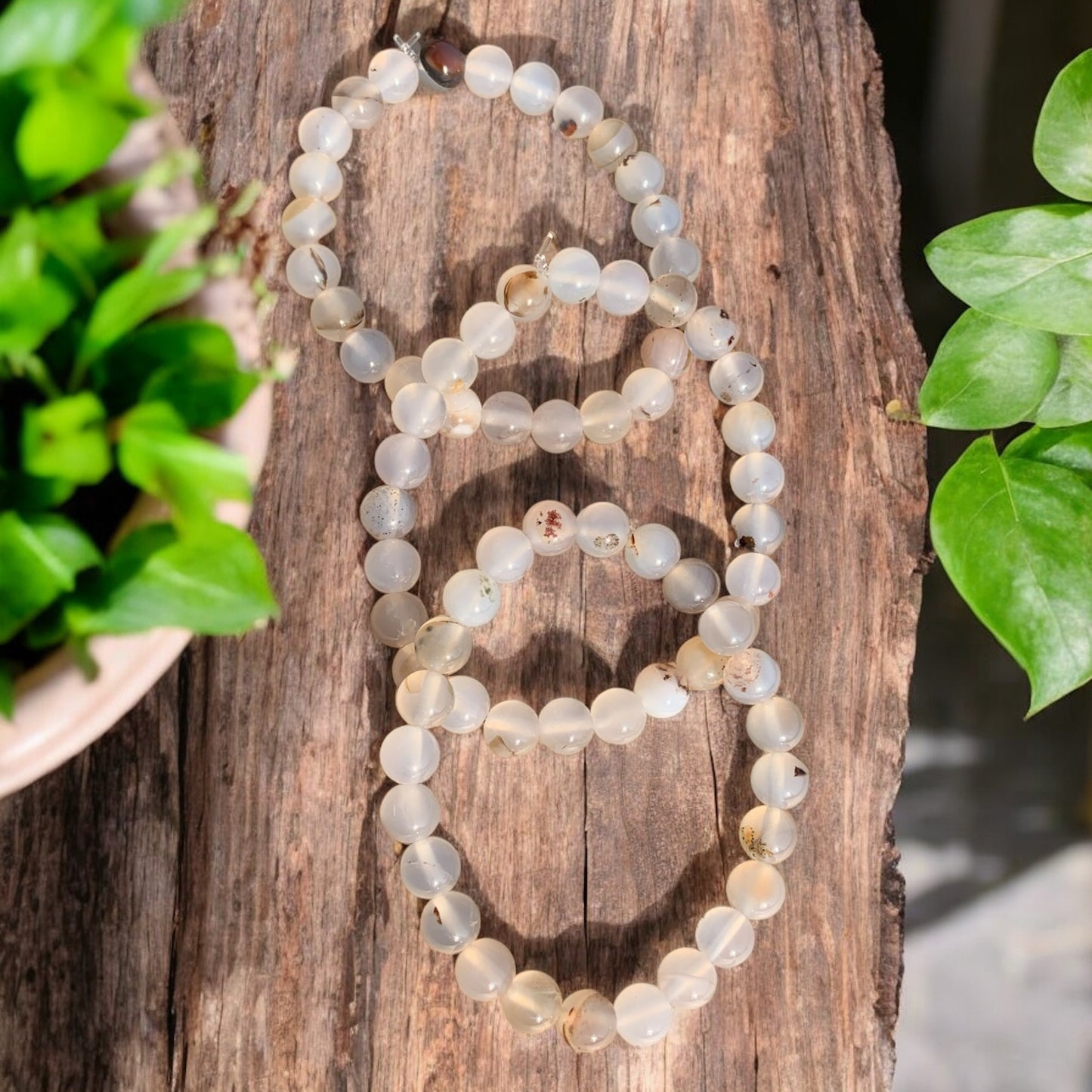 8mm Montana Agate Bracelet
