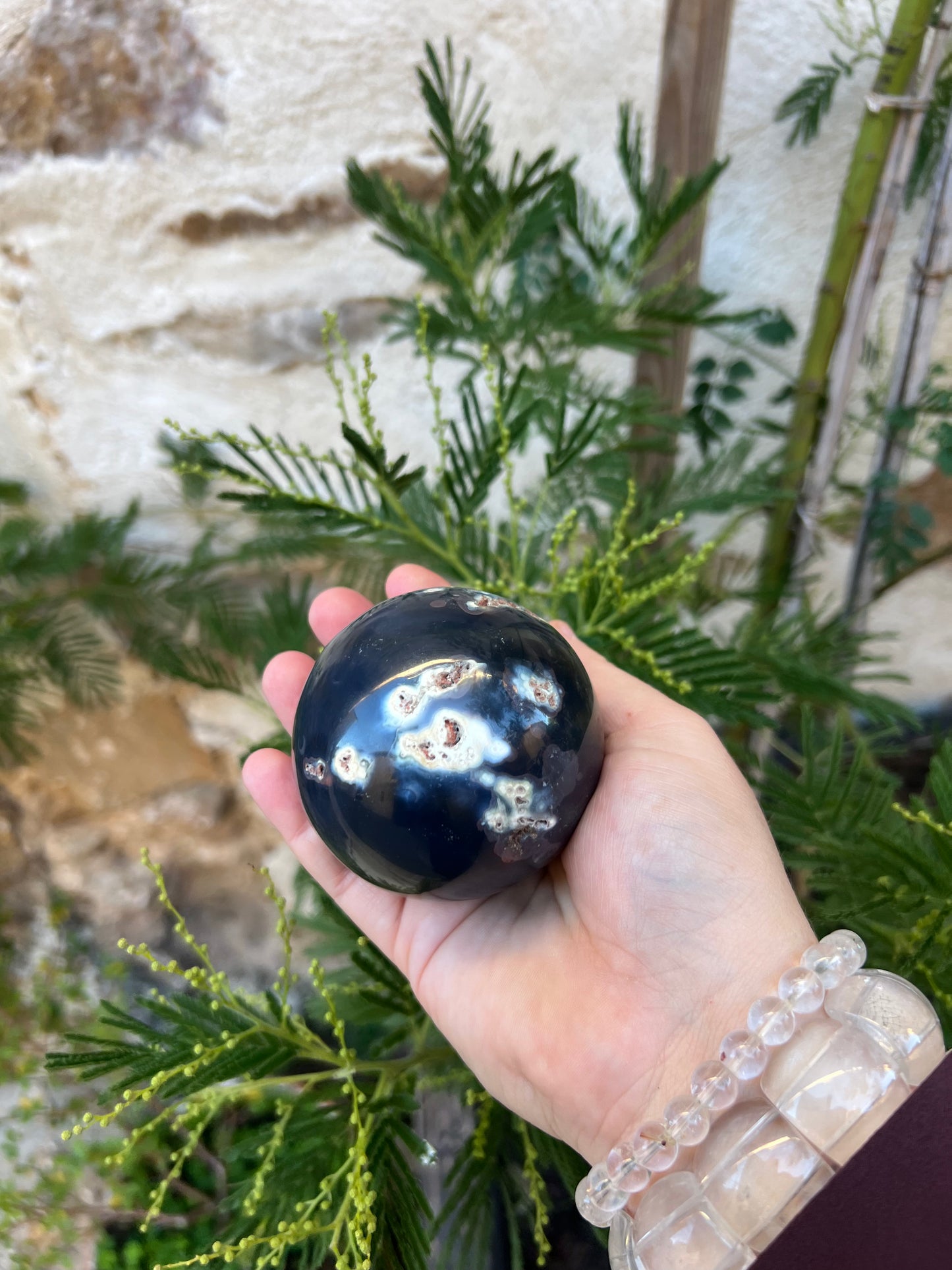 Sphère en Agate orque