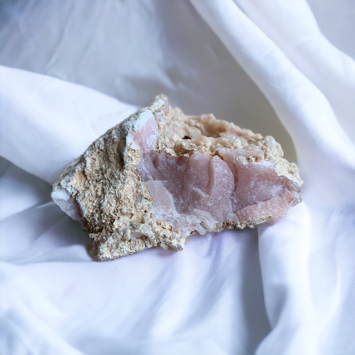 Raw stone in Pink Opal from the Andes