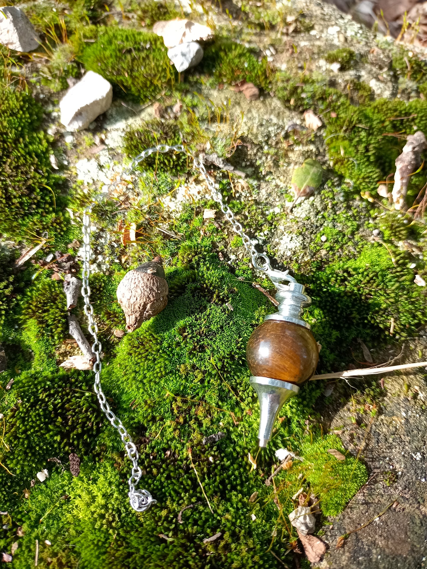 Tiger's Eye Pendulum