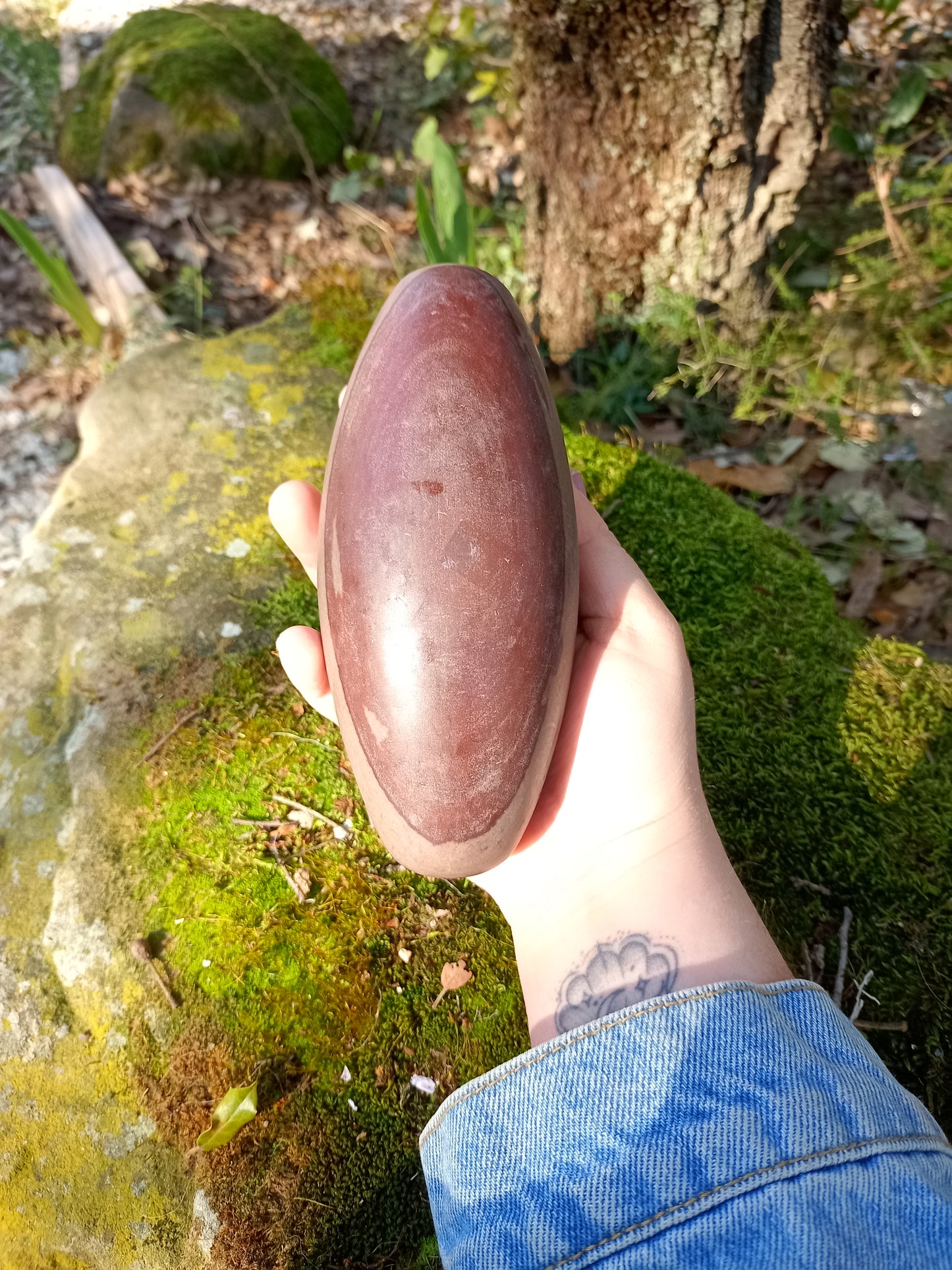 Shiva Lingam rolled