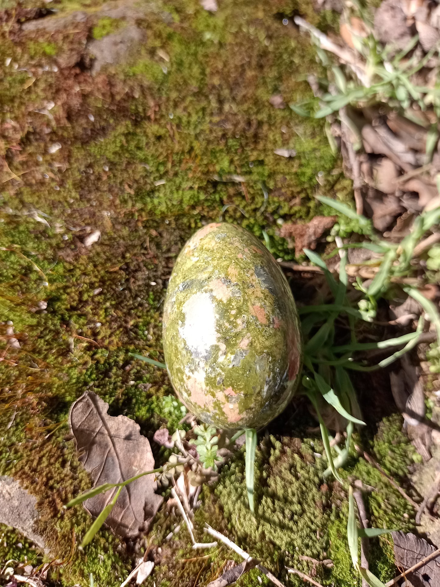 Medium Unakite Yoni Egg