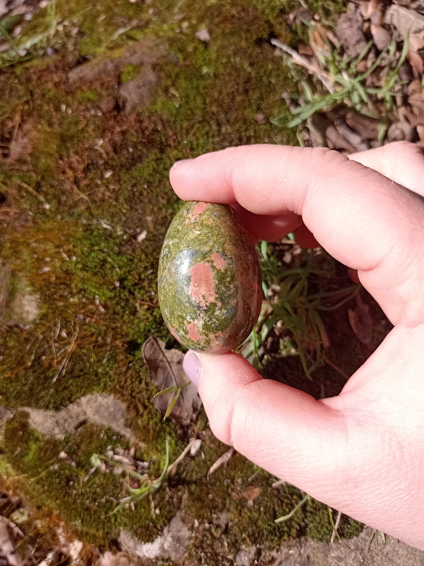 Medium Unakite Yoni Egg