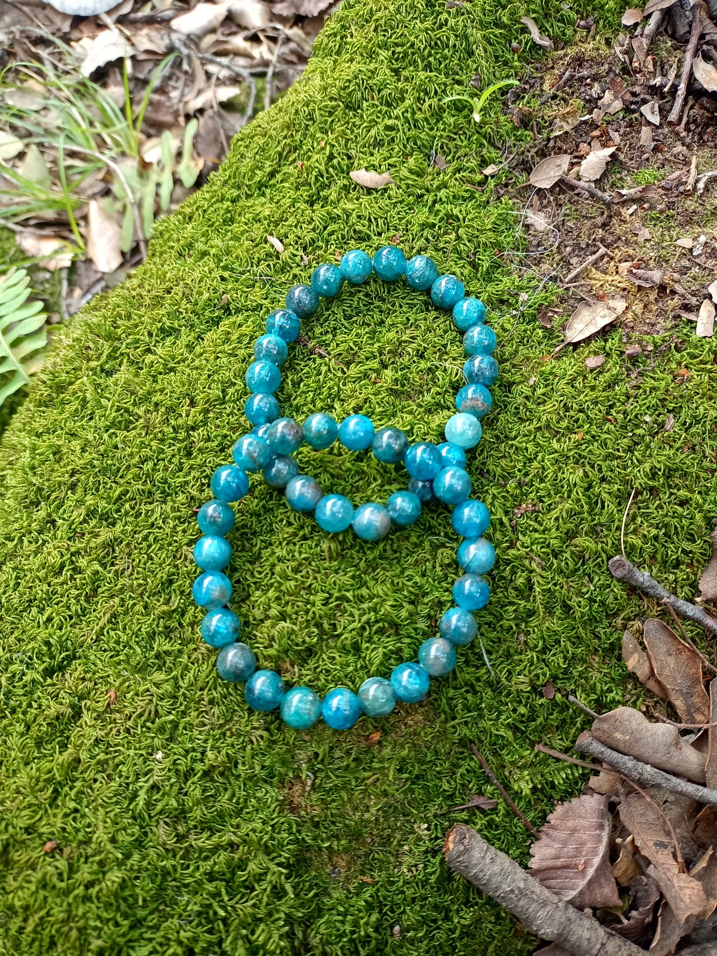 Bracelet en Apatite 8mm