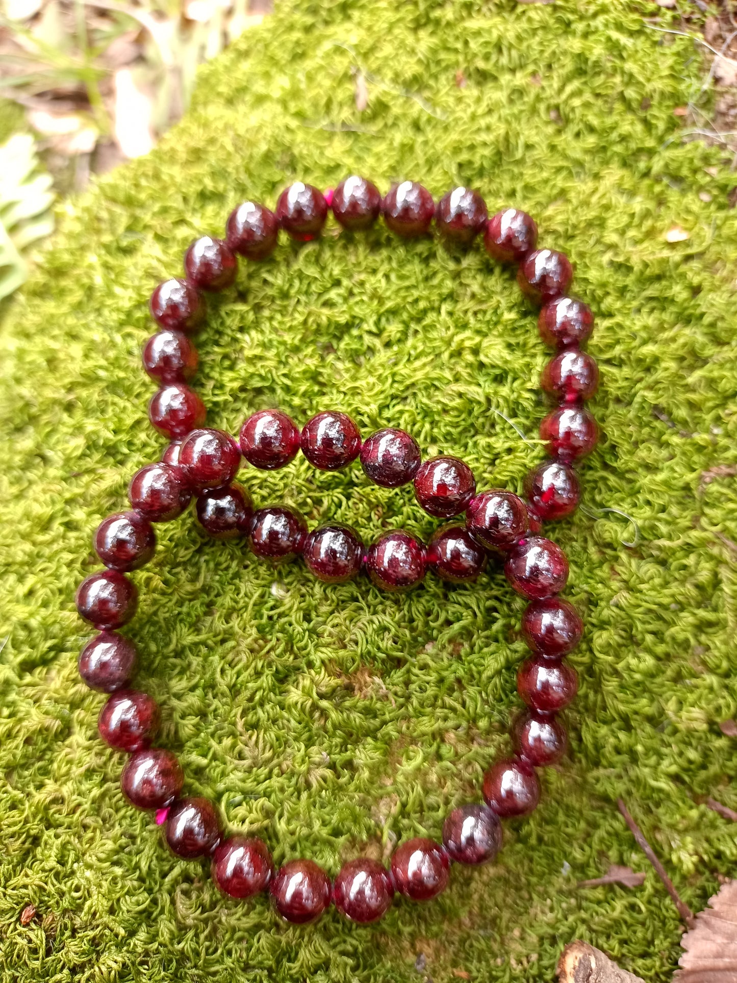 8mm Garnet Bracelet