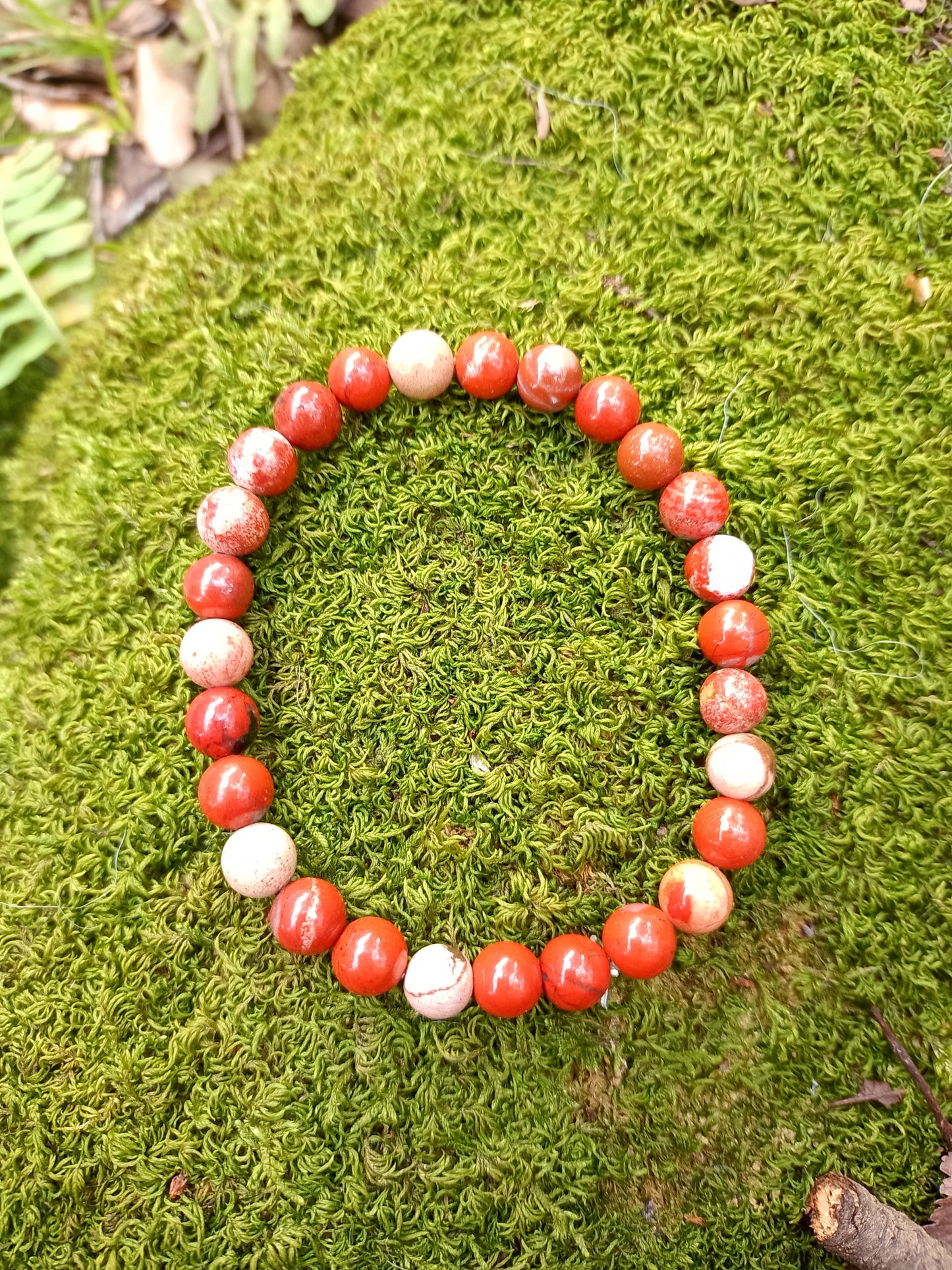 8mm Red Jasper Bracelet