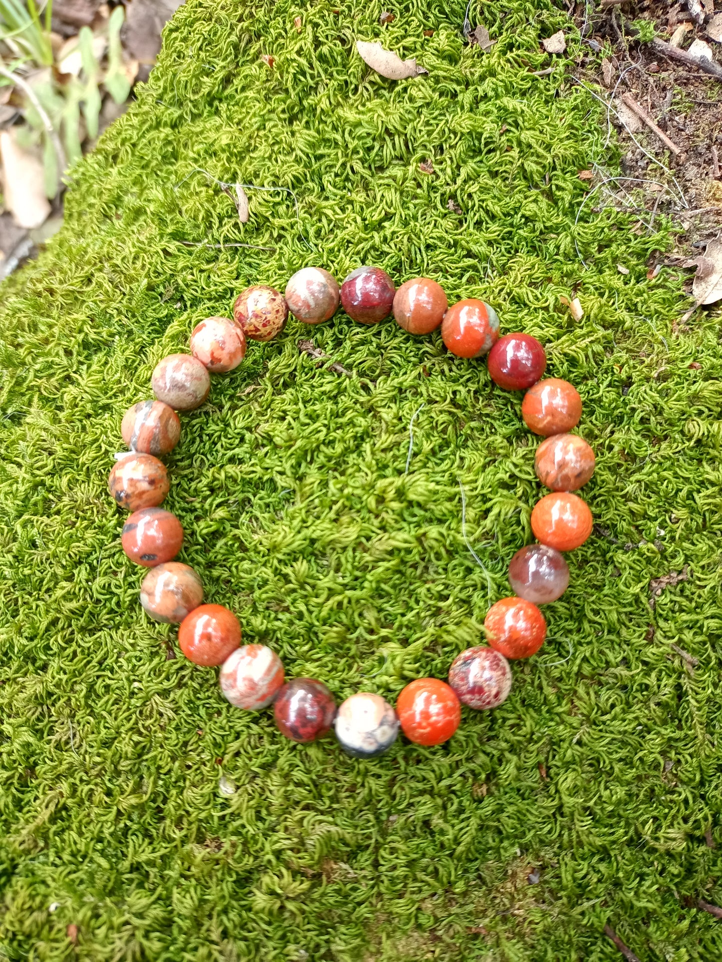 8mm Leopard Jasper Bracelet