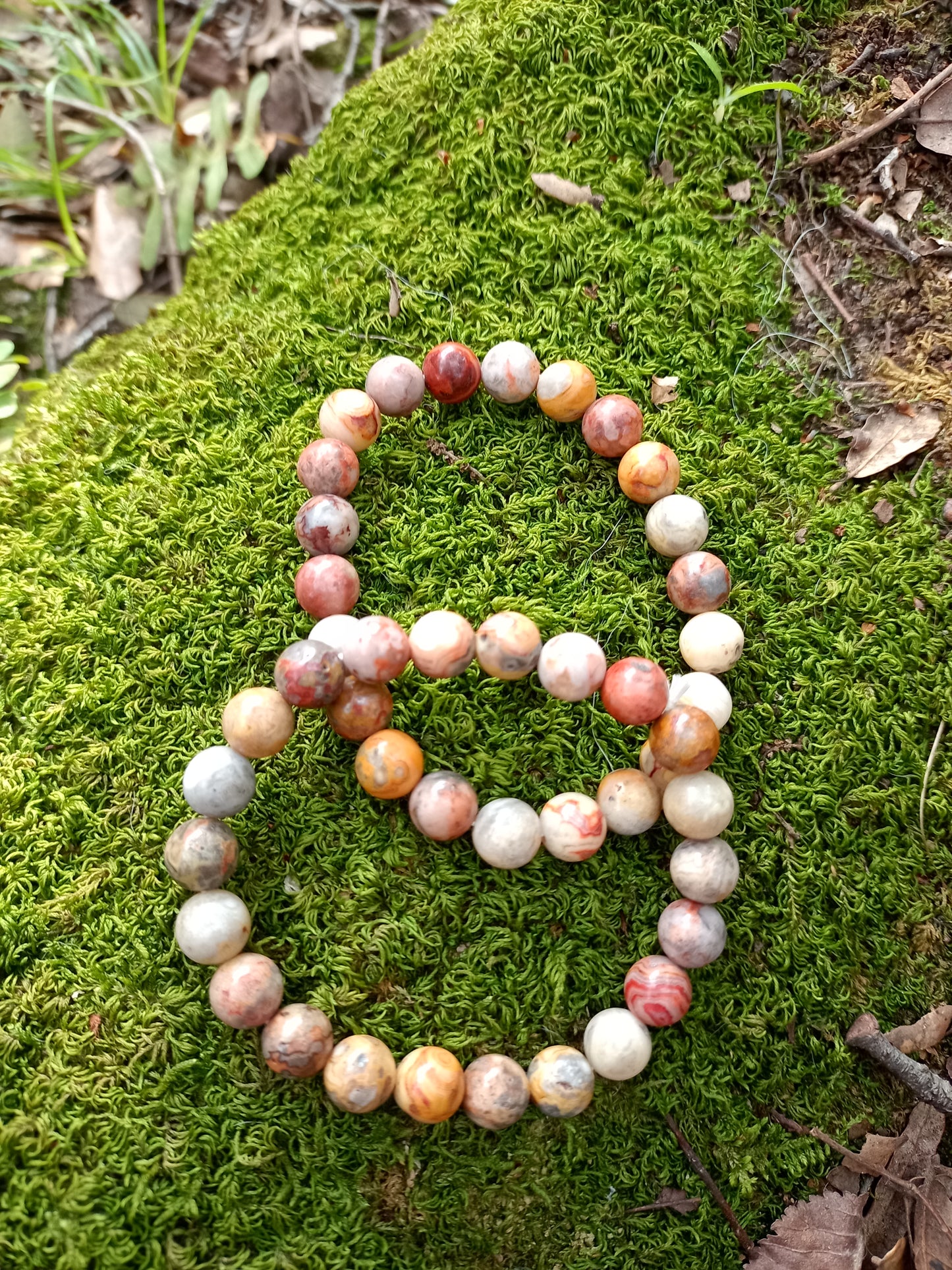 Bracelet en Agate Laguna 8mm