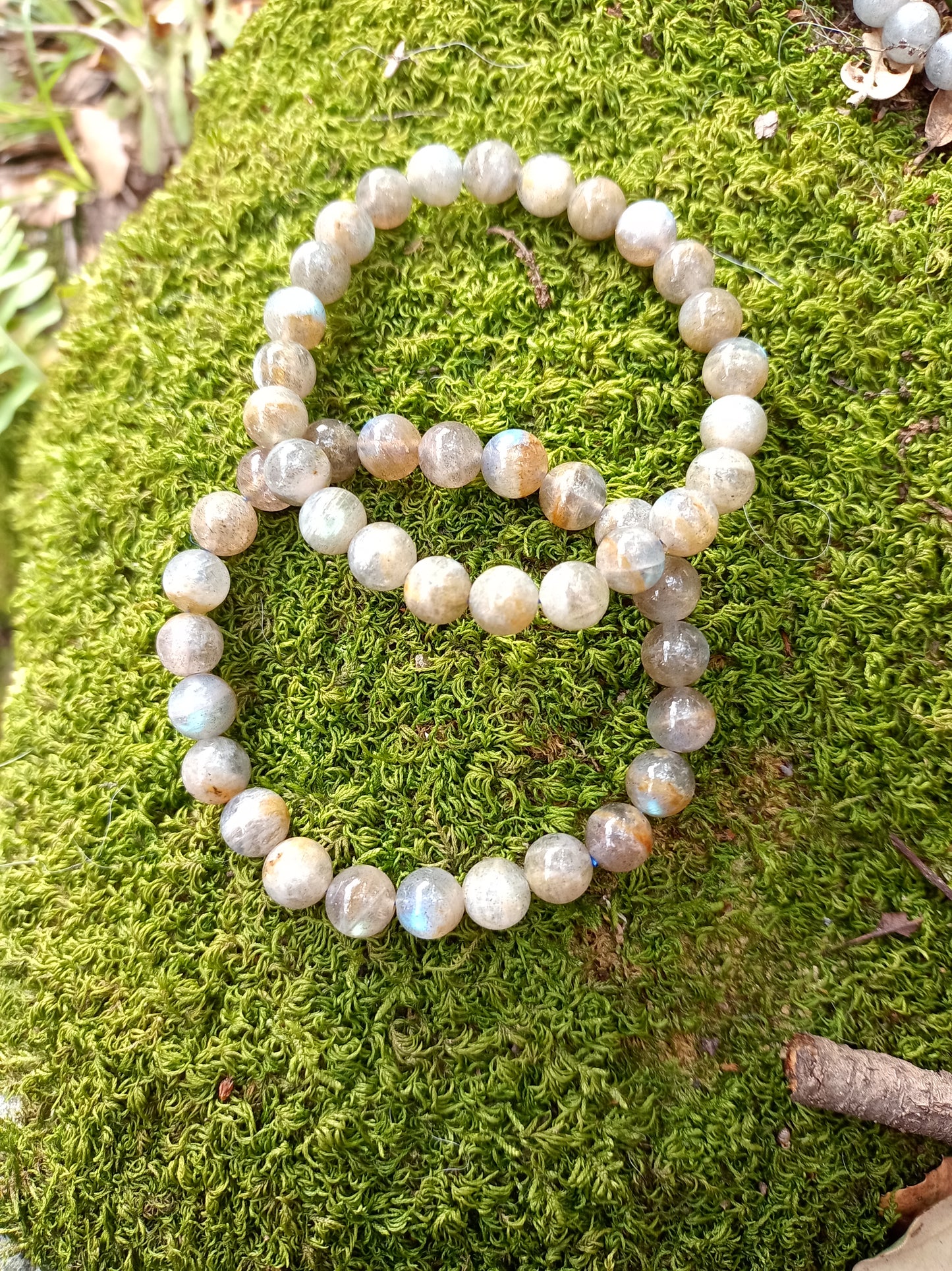 Bracelet en Labradorite 8mm