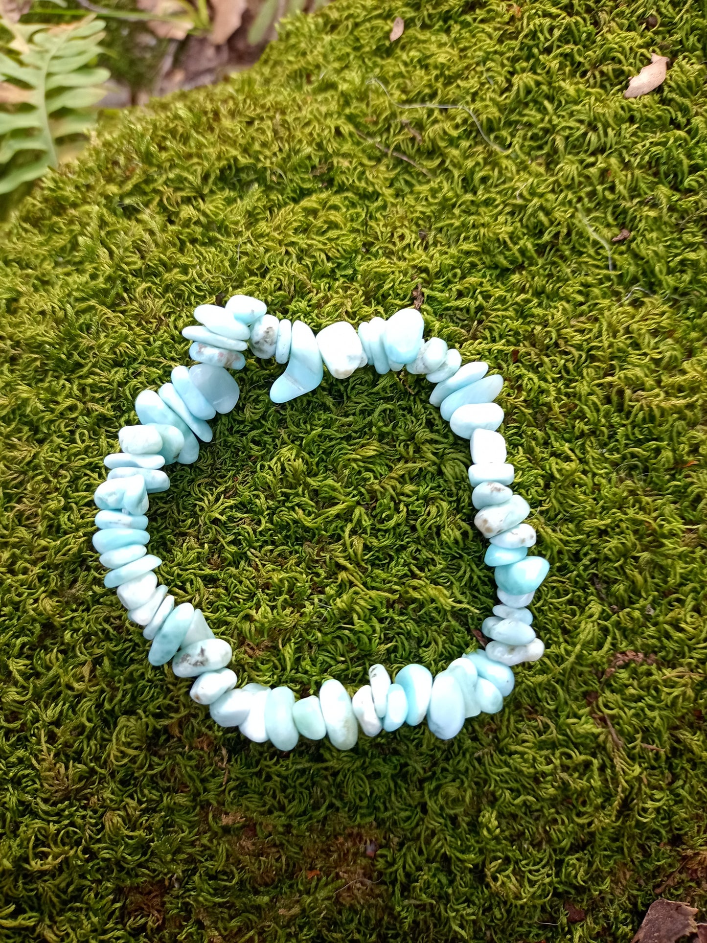 Bracelet Chips en Larimar